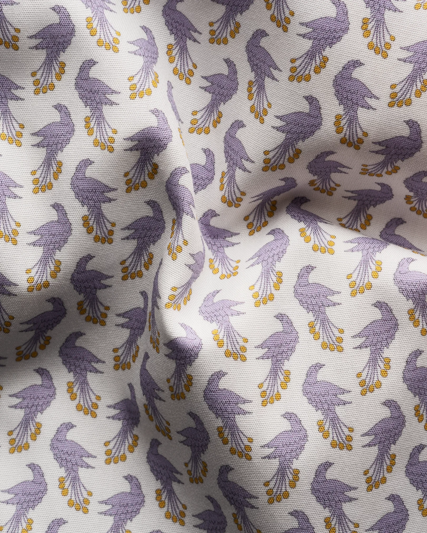 Eton - peacock poplin shirt
