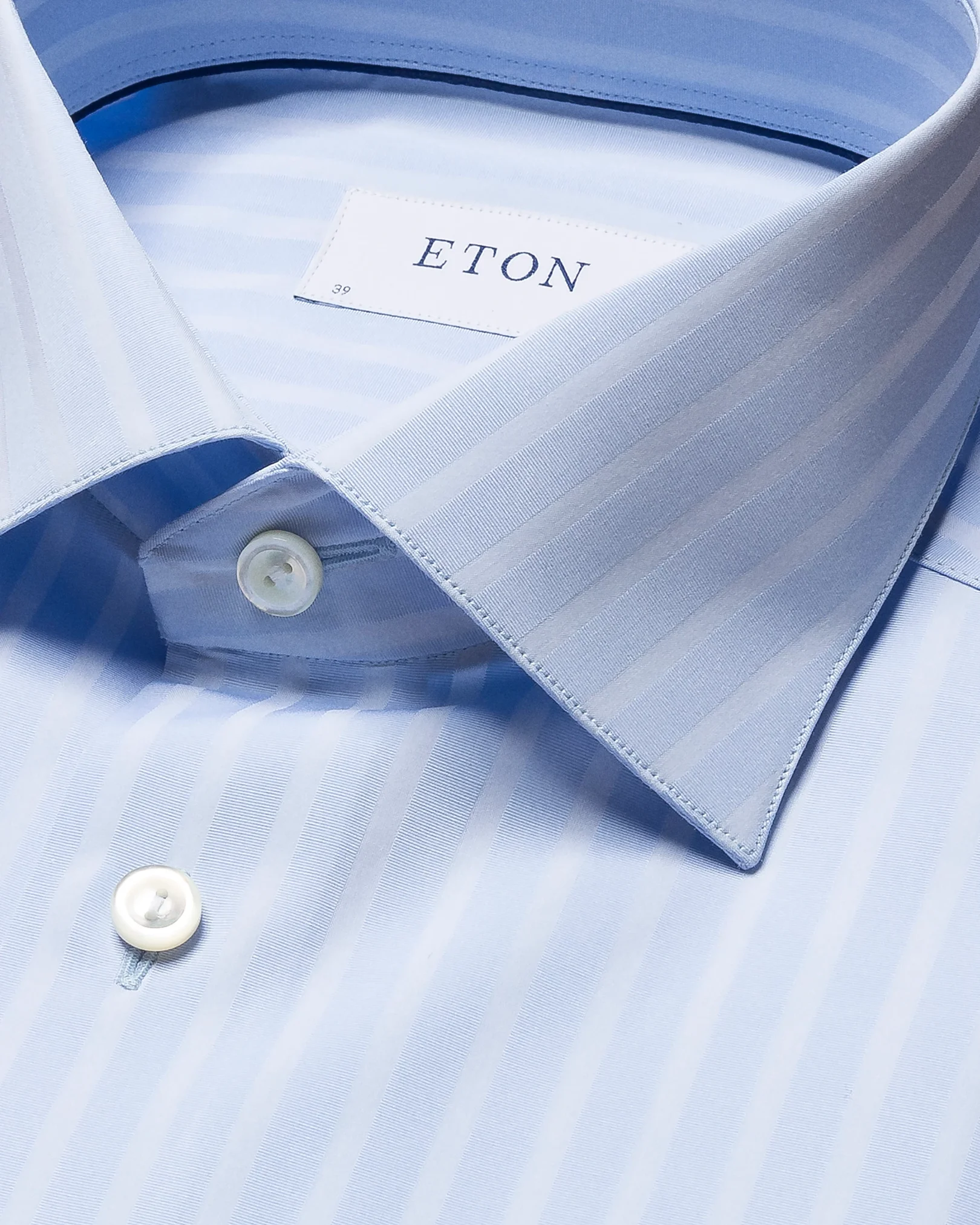 Eton - light blue fine pique