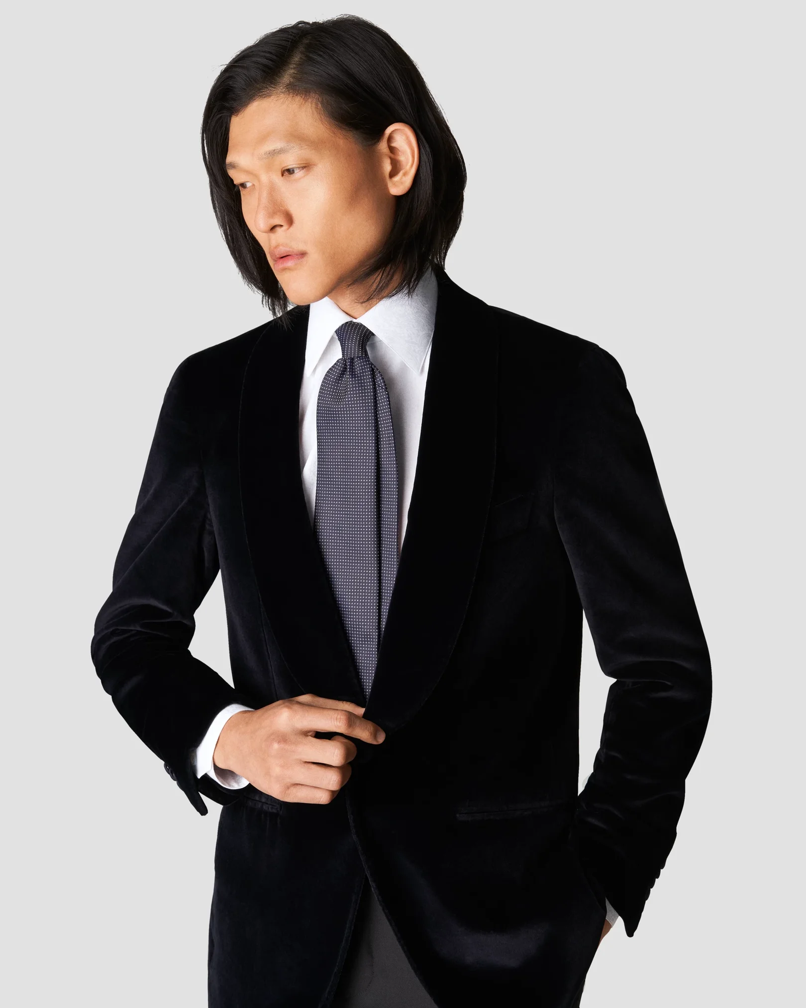 Eton - white jacquard