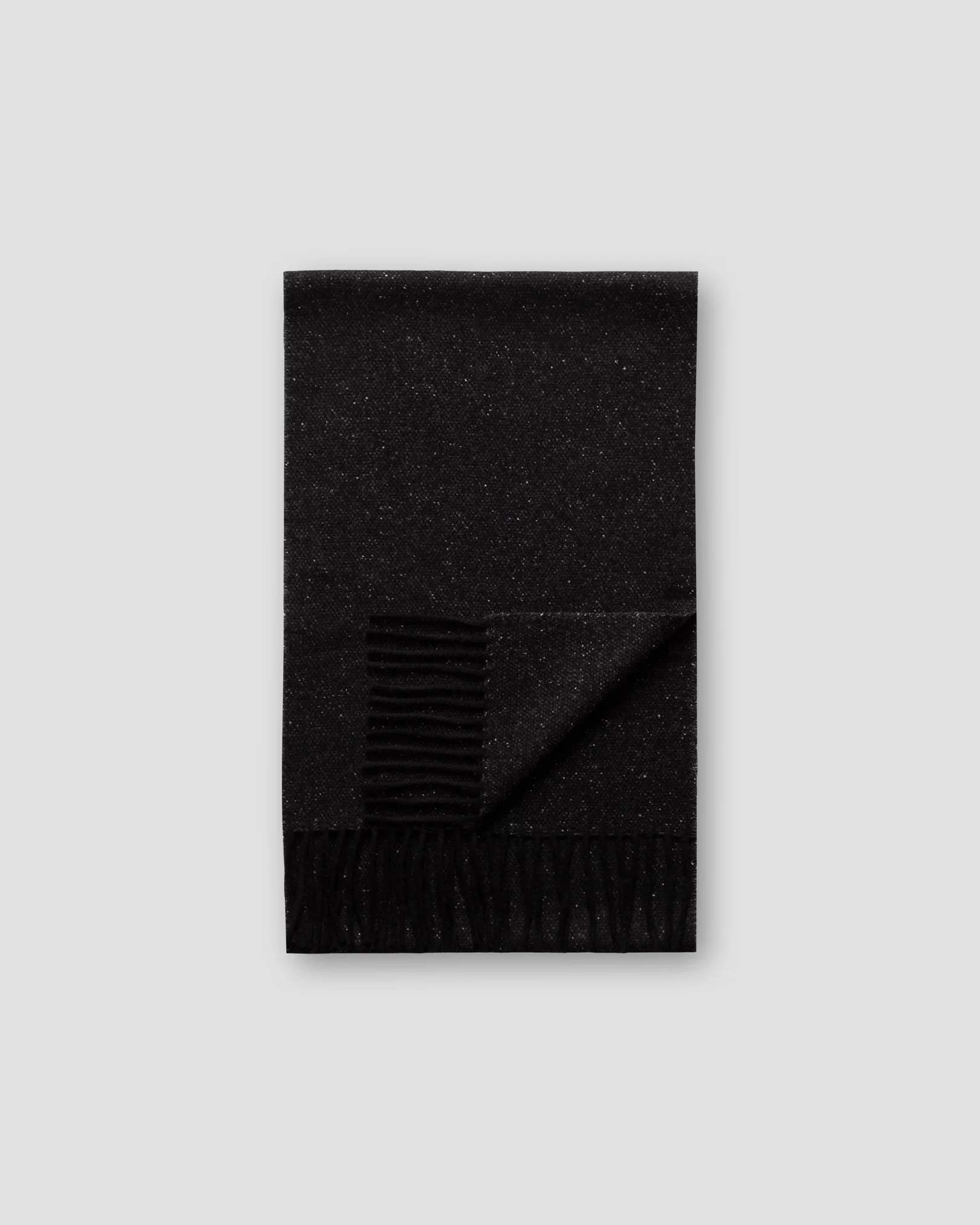 Eton - Black Wool Scarf