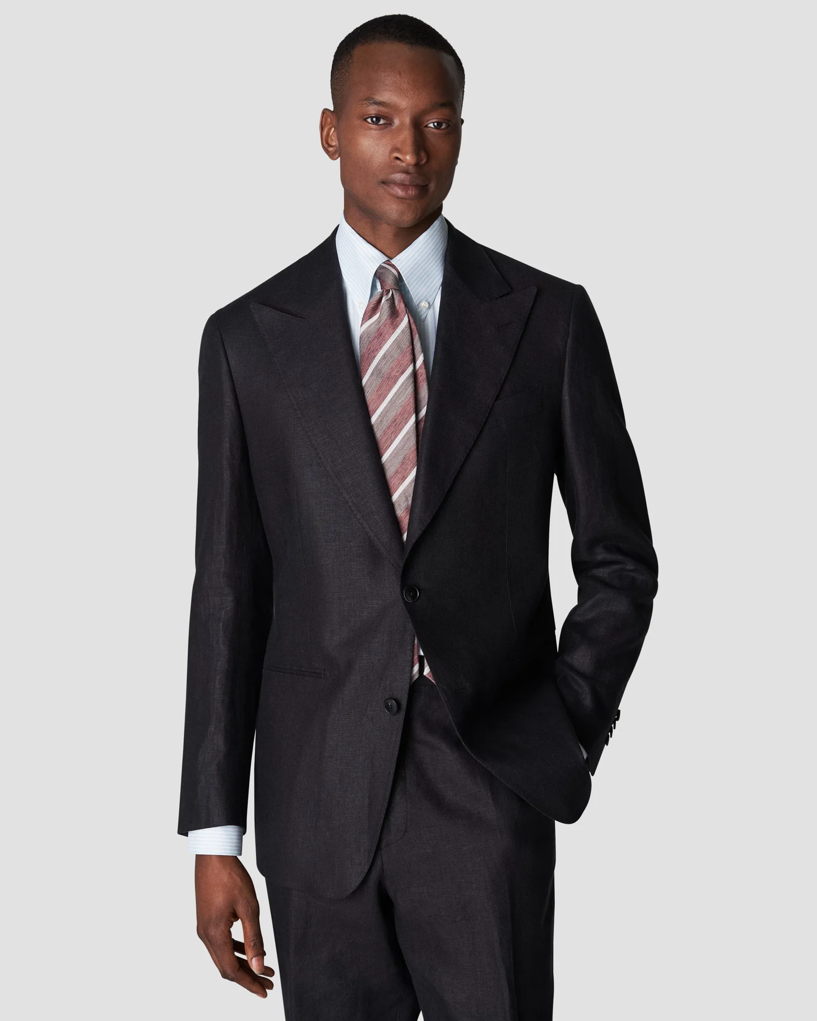 Eton - blue fine oxford