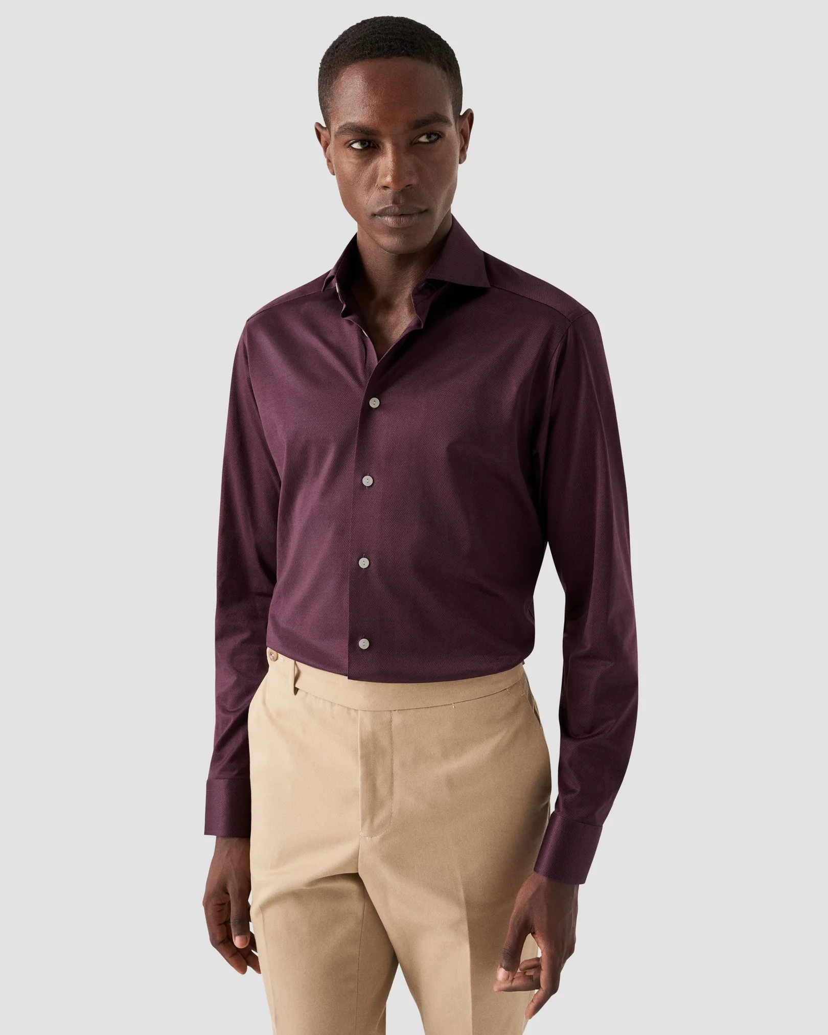 Eton - dark purple knit king