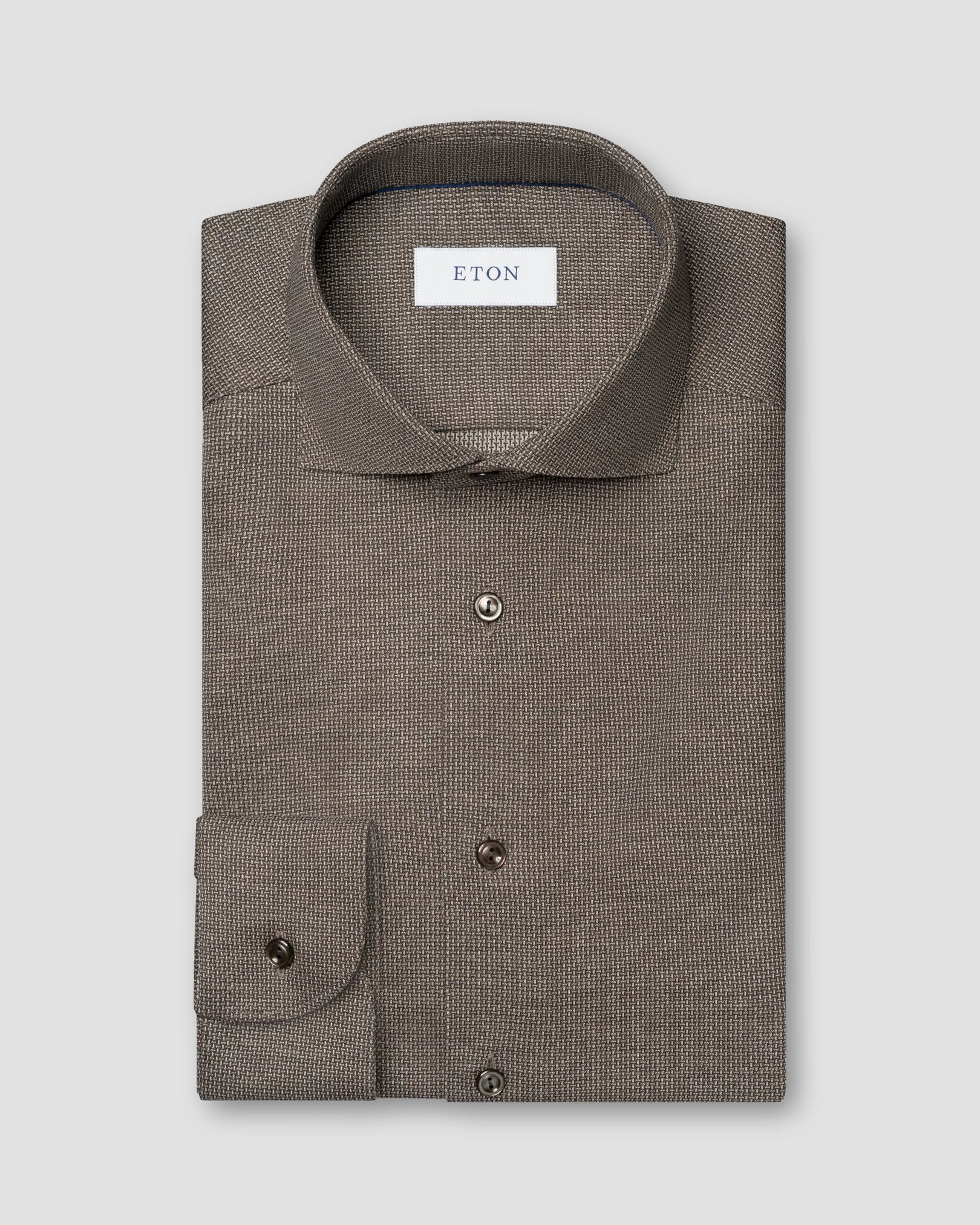 Eton - TENCEL & Wool Knitted Shirt