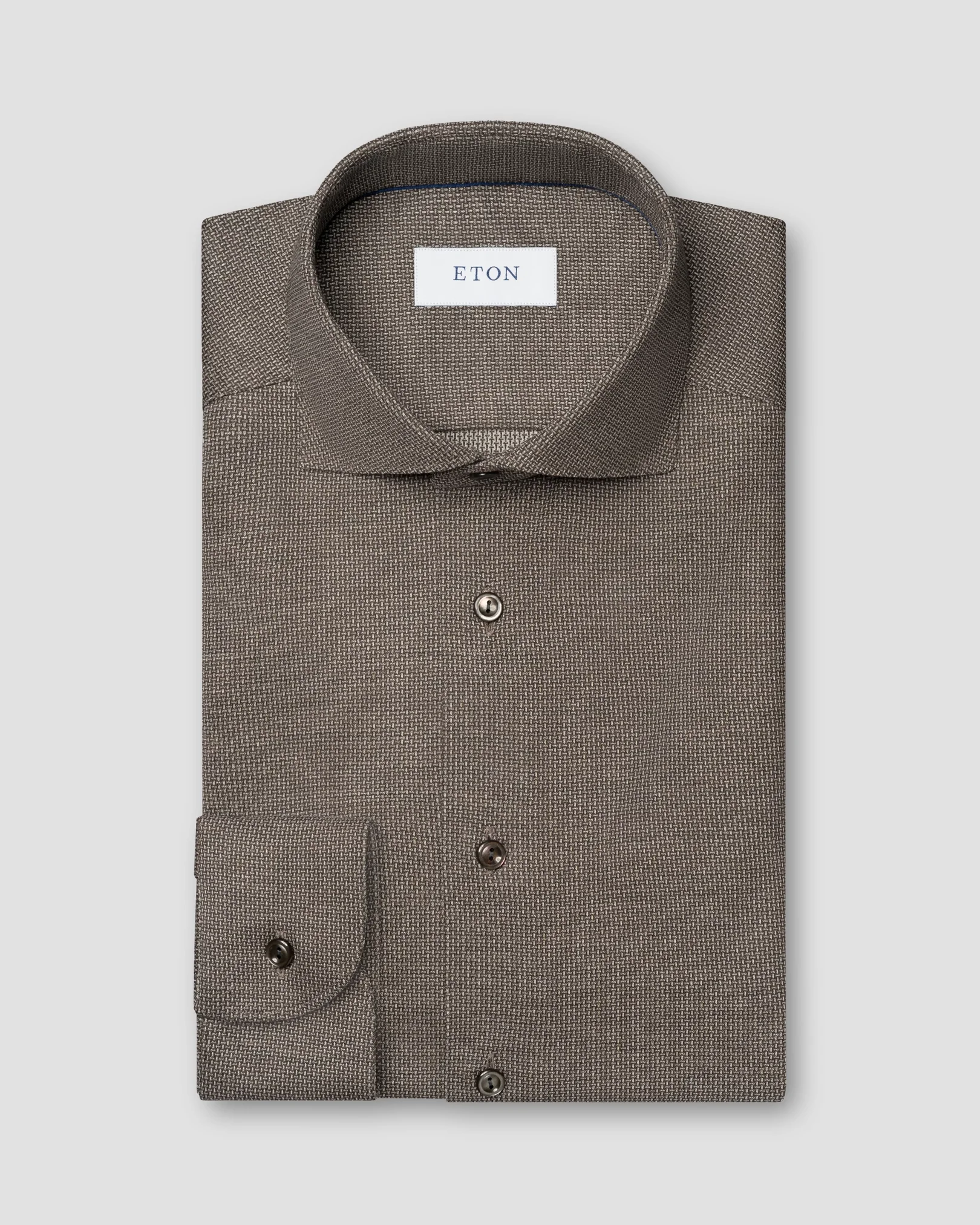 Eton - TENCEL & Wool Knitted Shirt