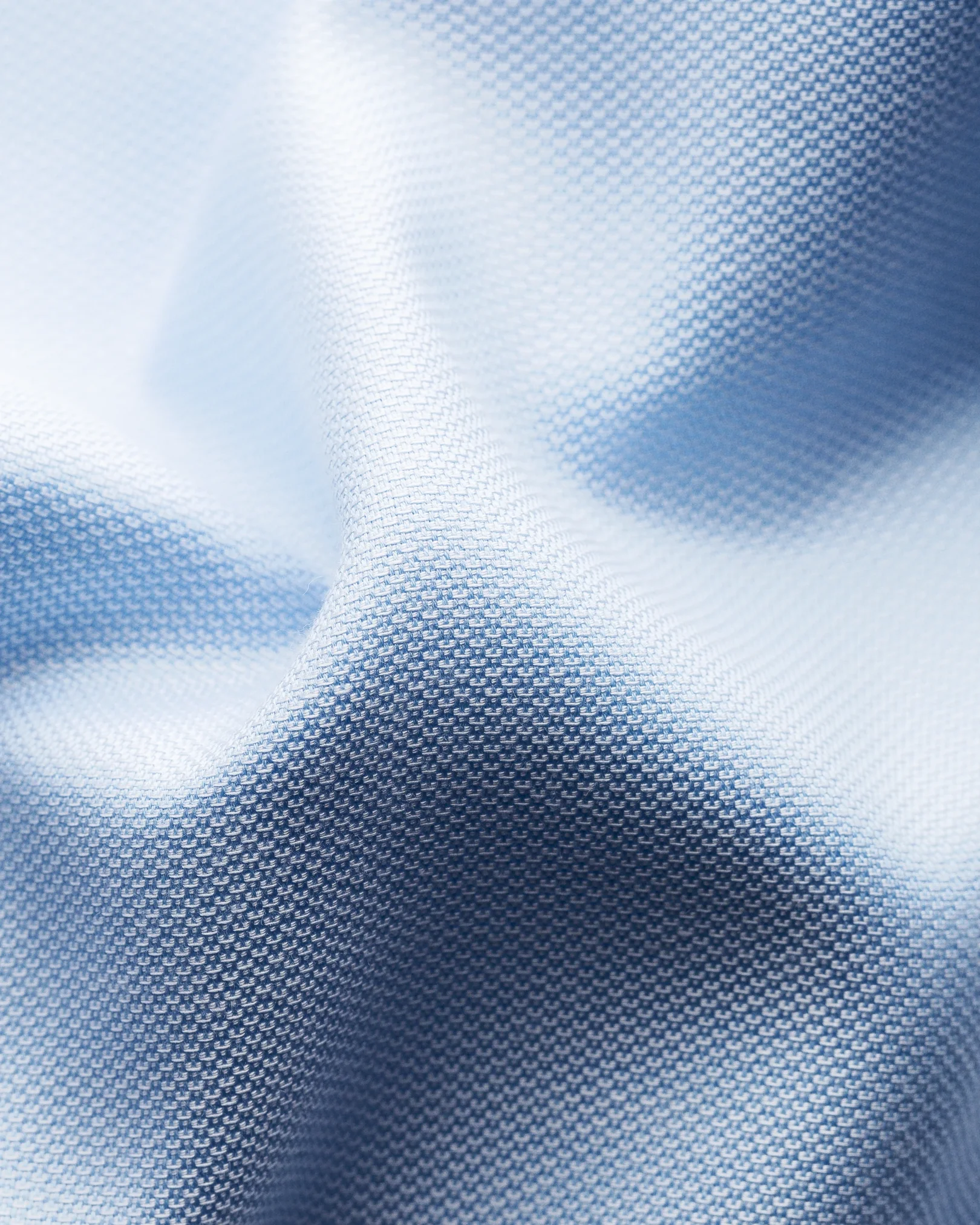 Eton - light blue cotton lyocell stretch