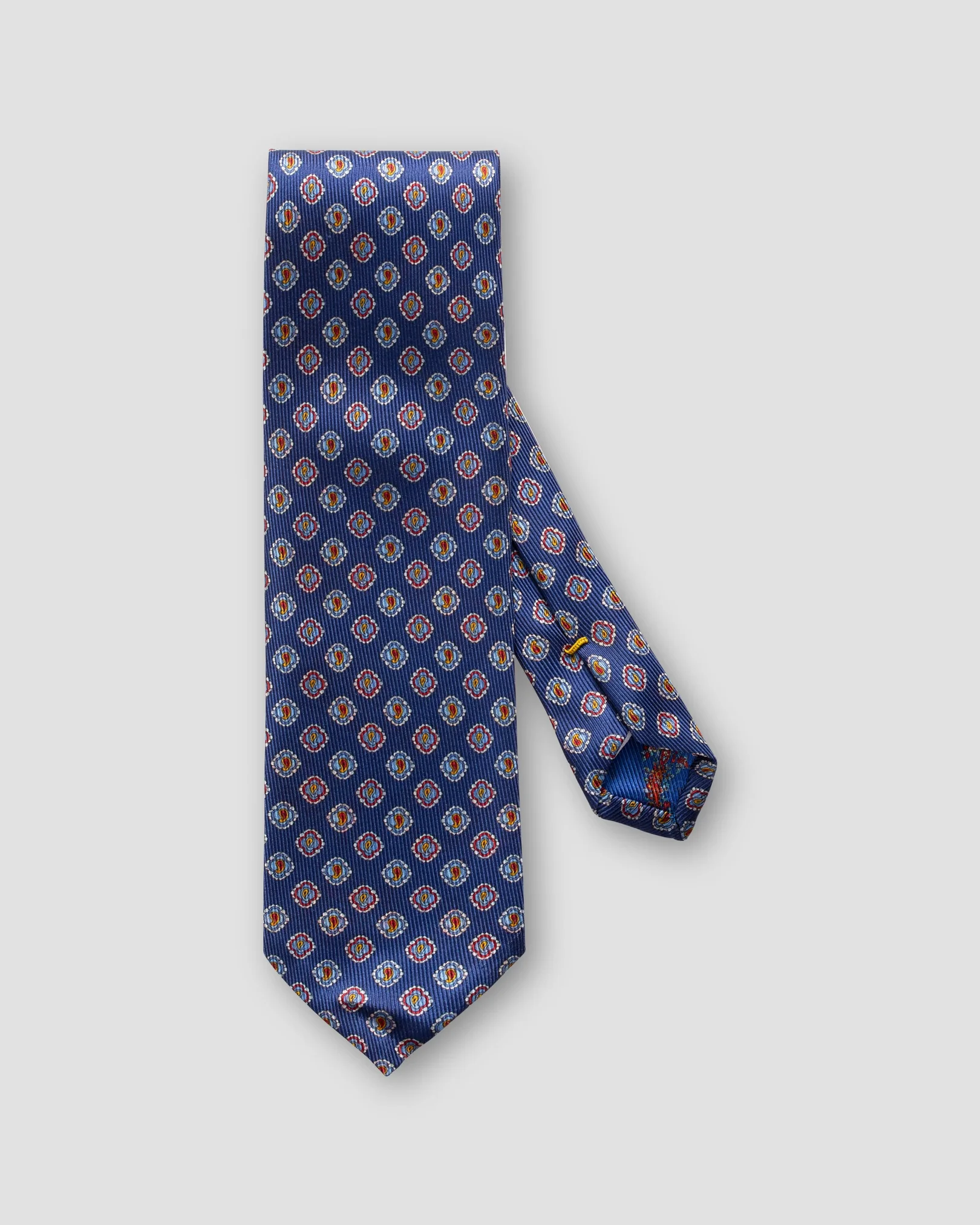 Eton - navy medallion tie