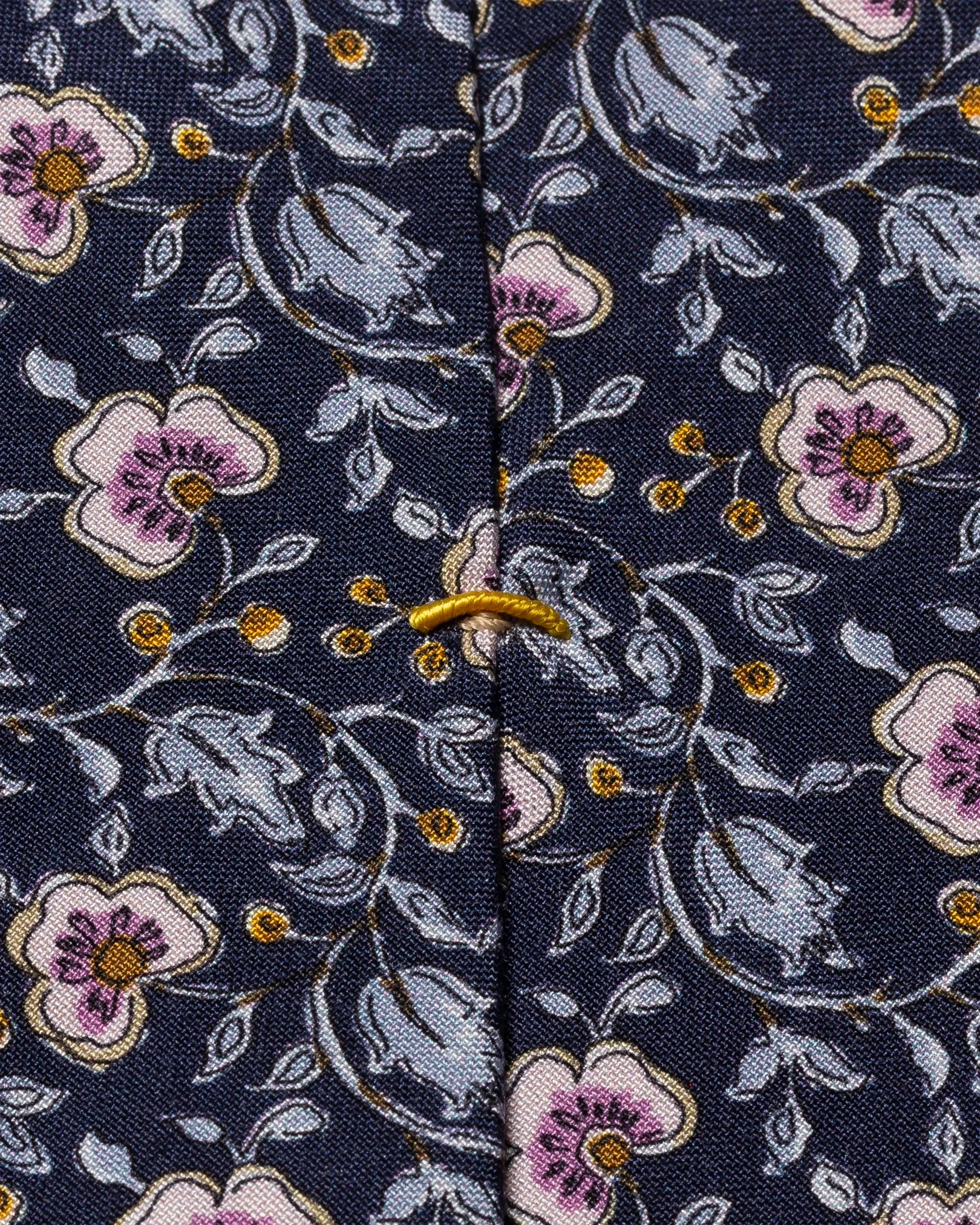 Eton - blue floral silk tie