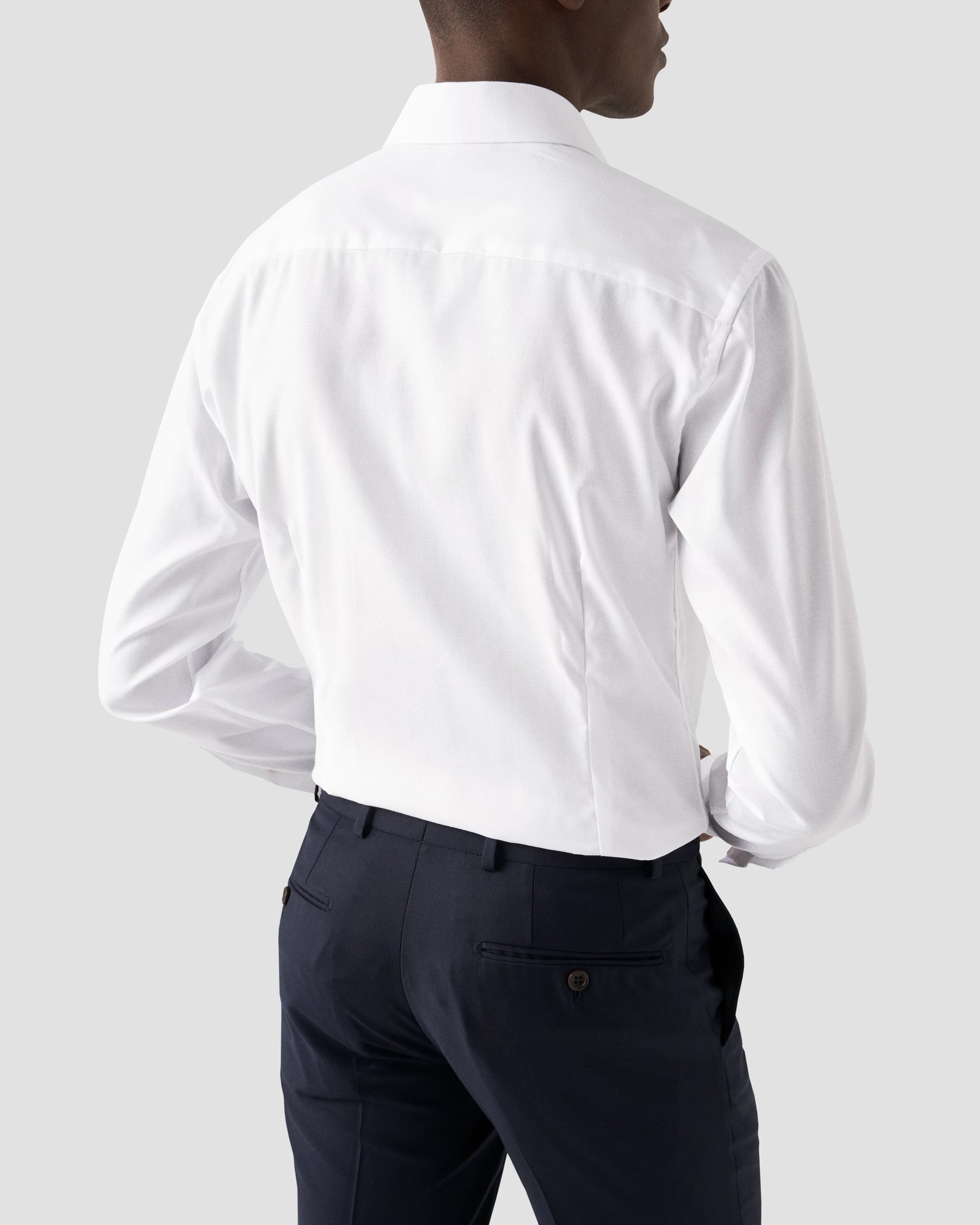 Eton - white royal dobby cut away
