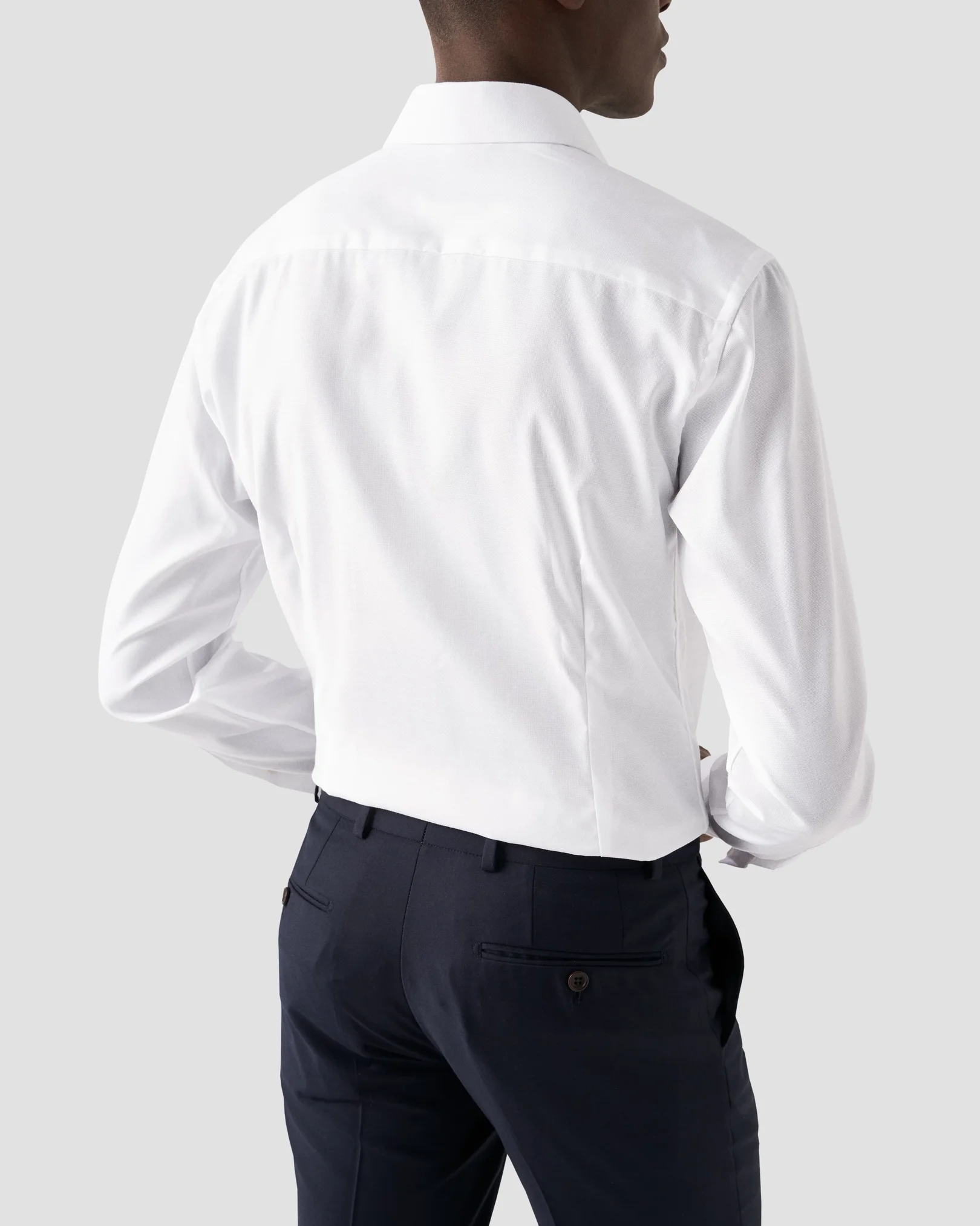 Eton - white royal dobby cut away