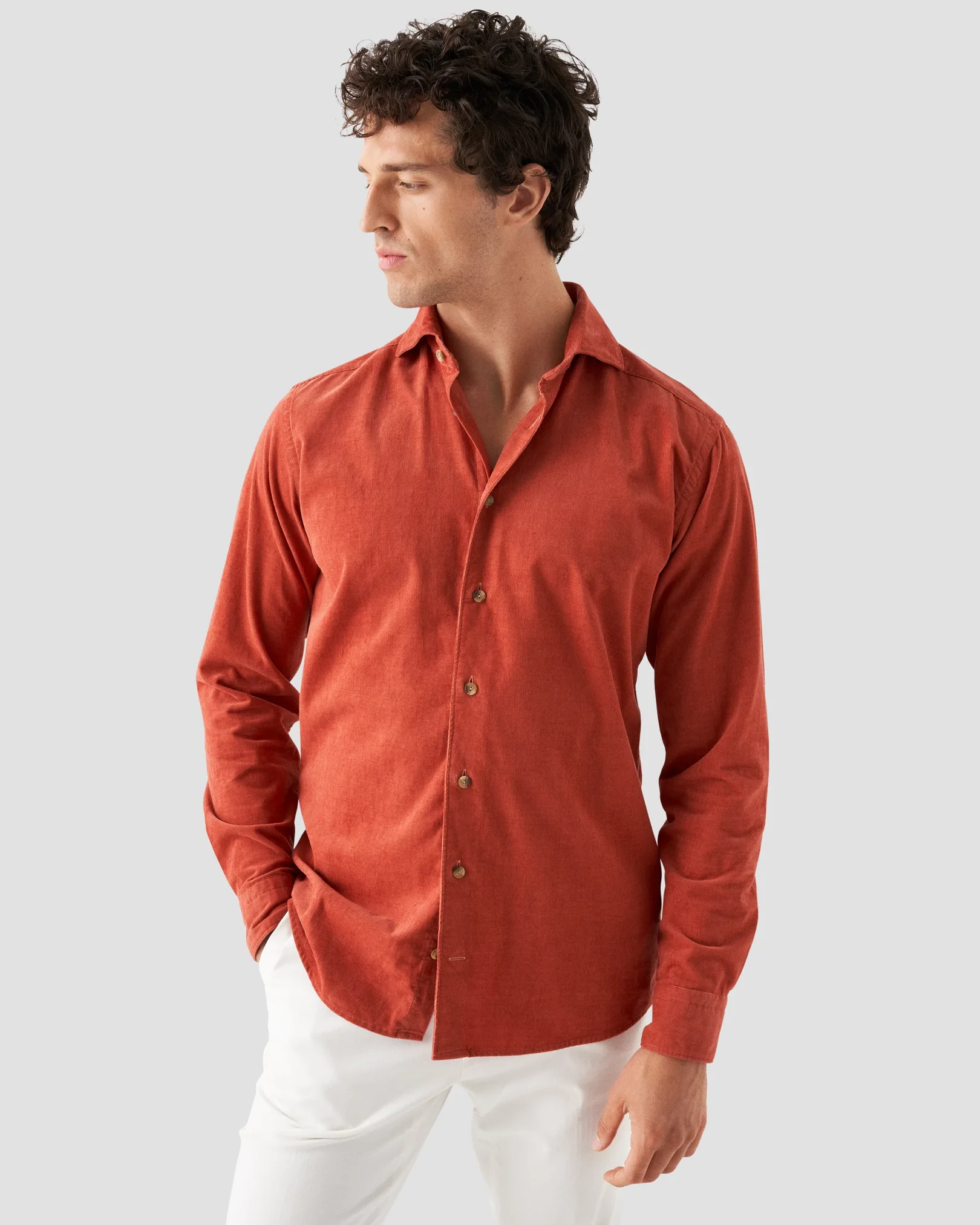 Eton - red baby corduroy
