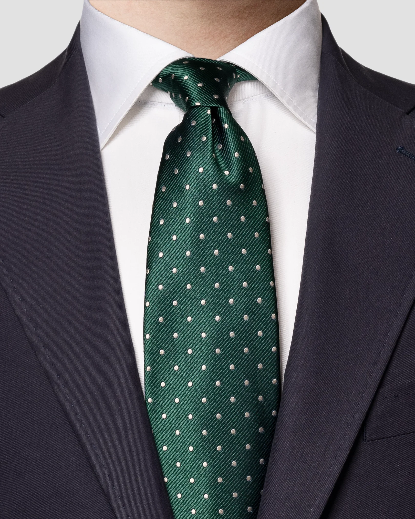 Eton - dark green ivy league tie