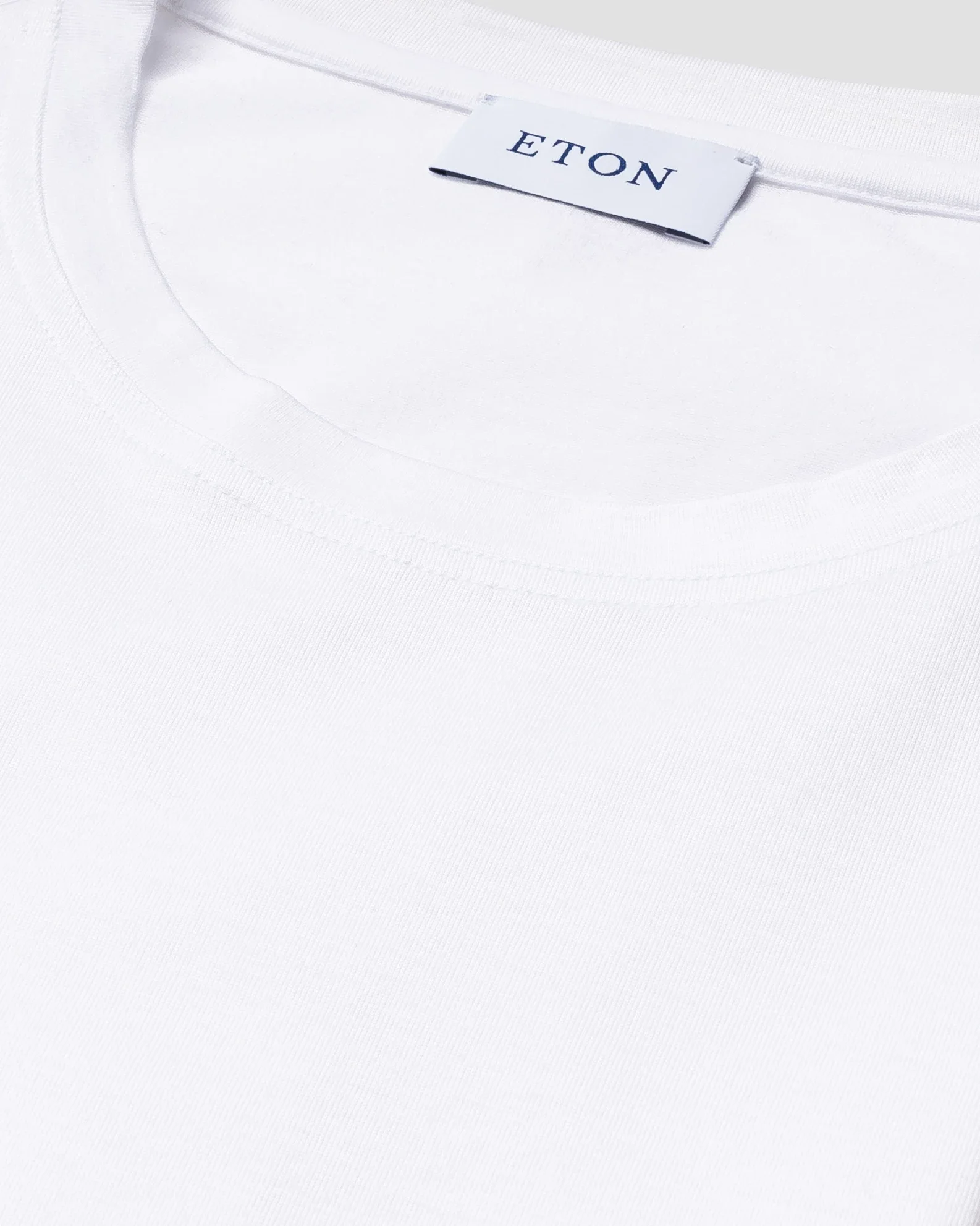 Eton - white filo di scozia cotton t shirt