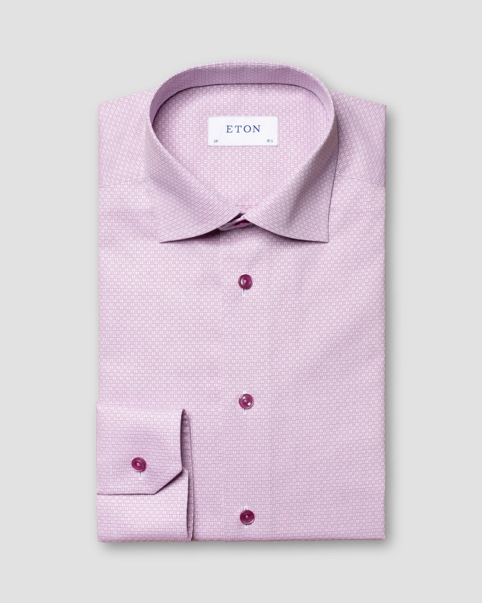 Eton - pink twill cut away single contemporary