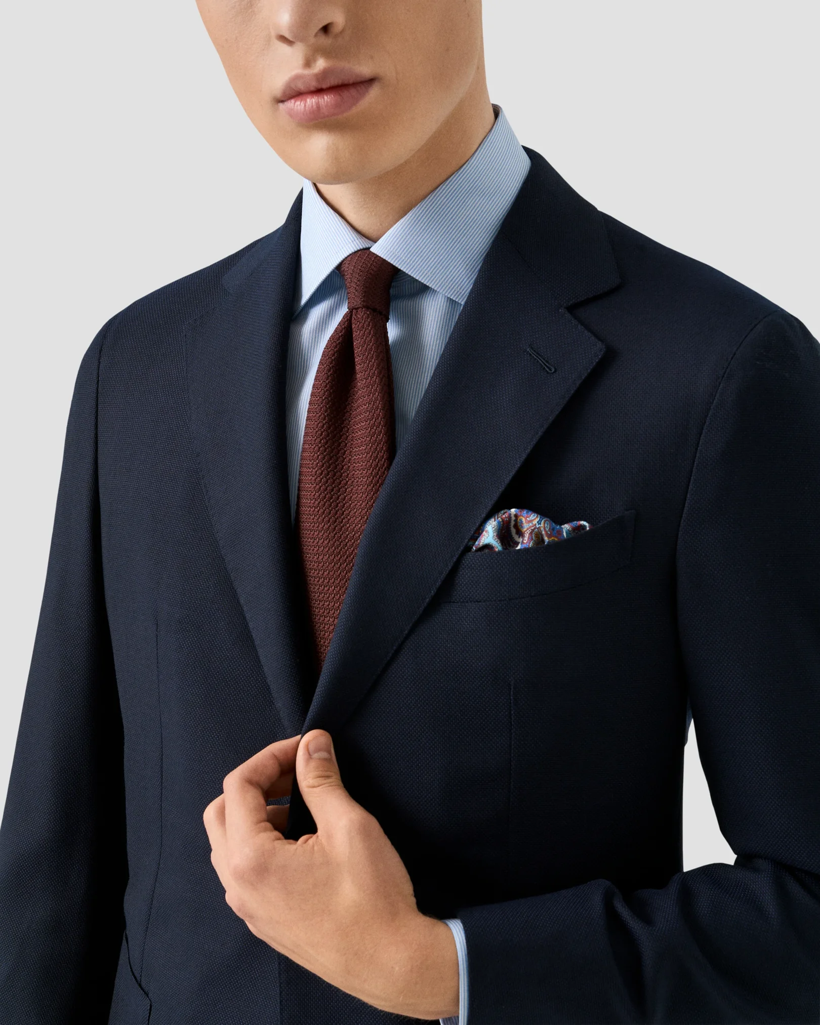 Eton - Fine Stripe Signature Twill Shirt