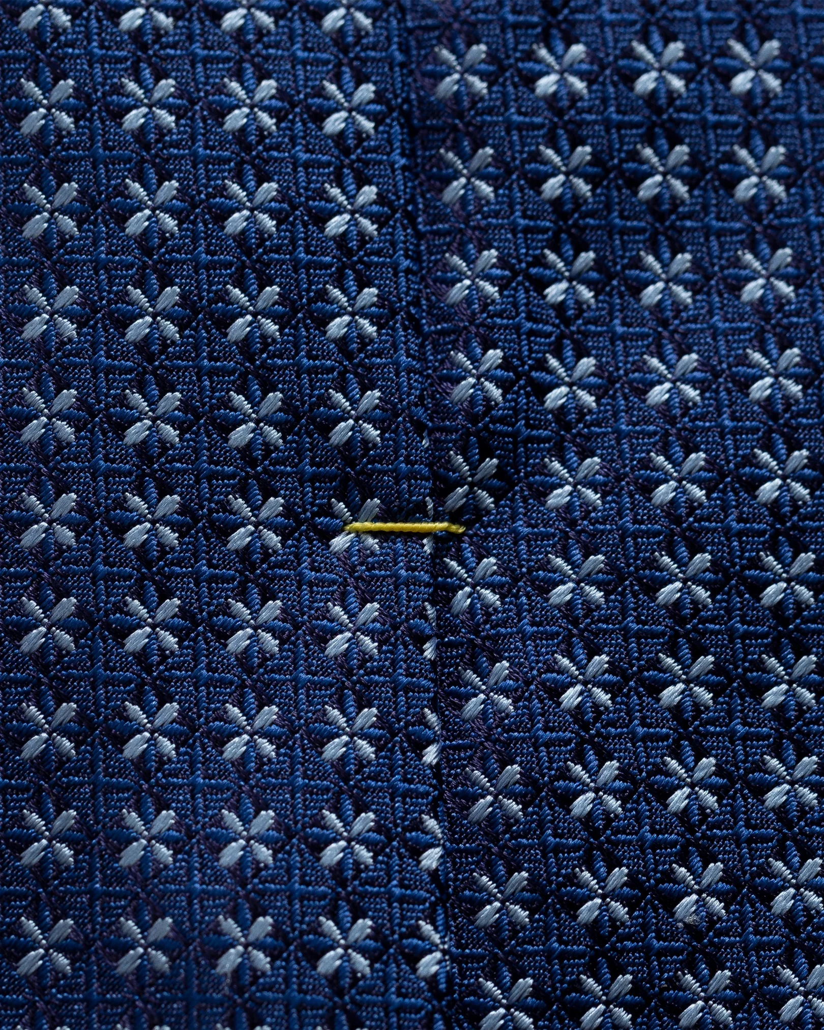 Eton - navy floral geometric tie