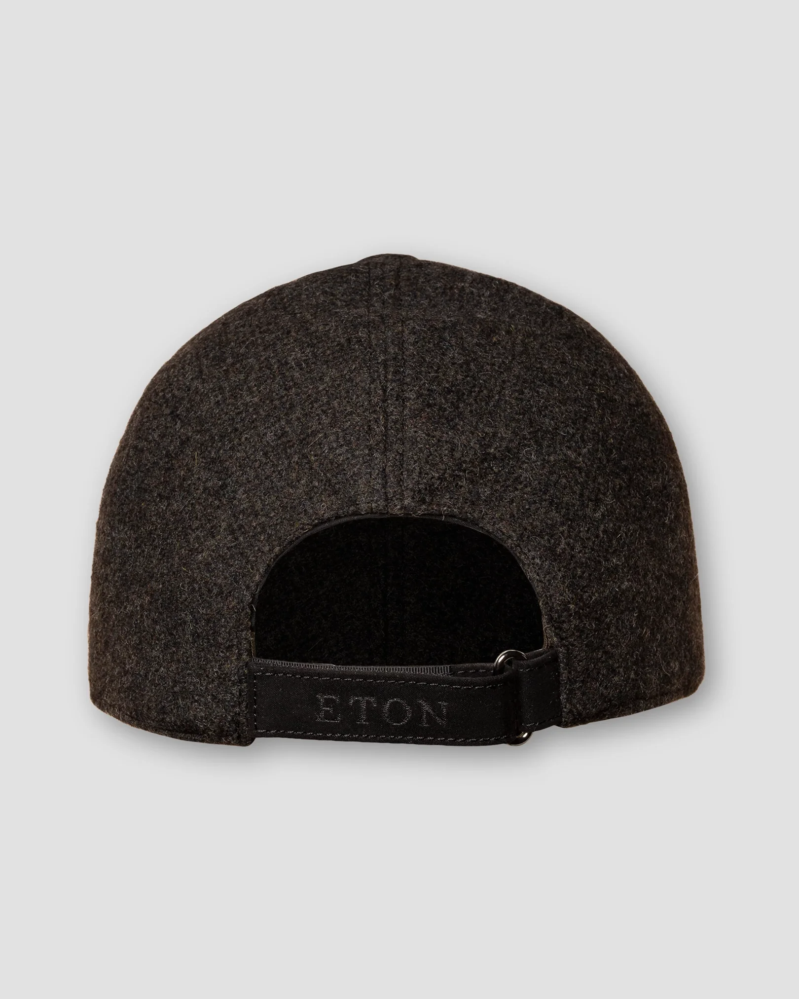Eton - black wool baseball cap