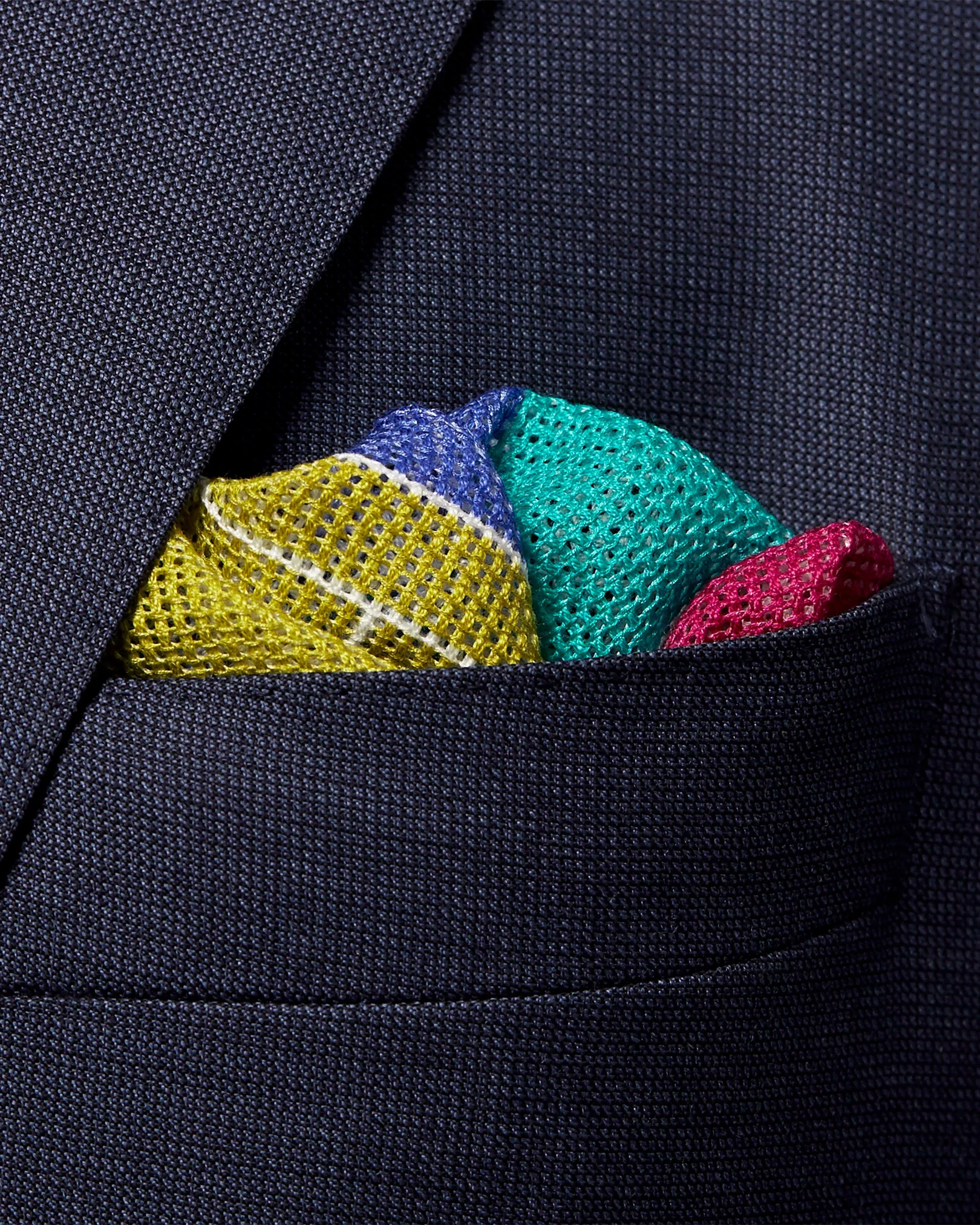 Eton - orange window pocket square