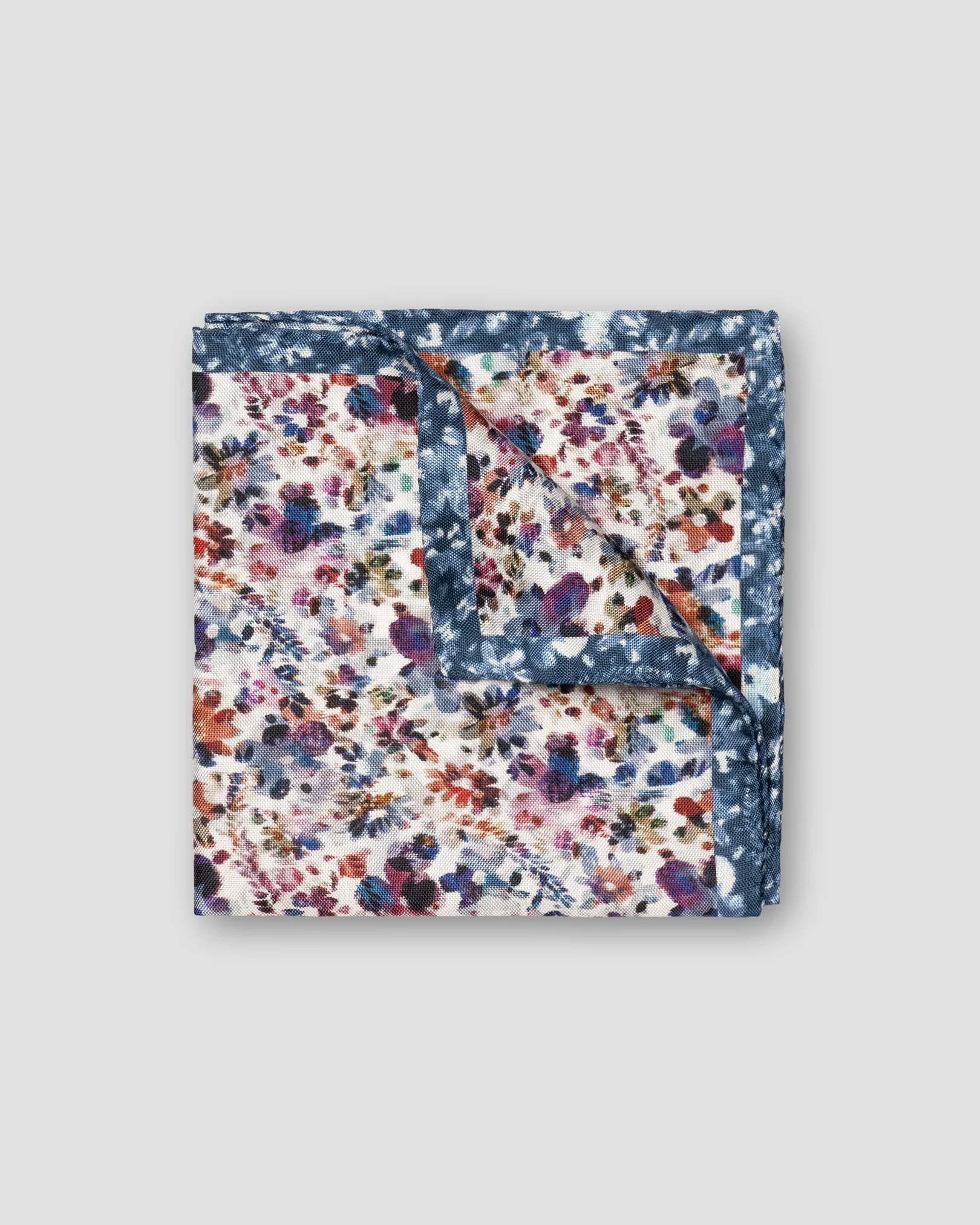 Eton - multi floral silk pocket square