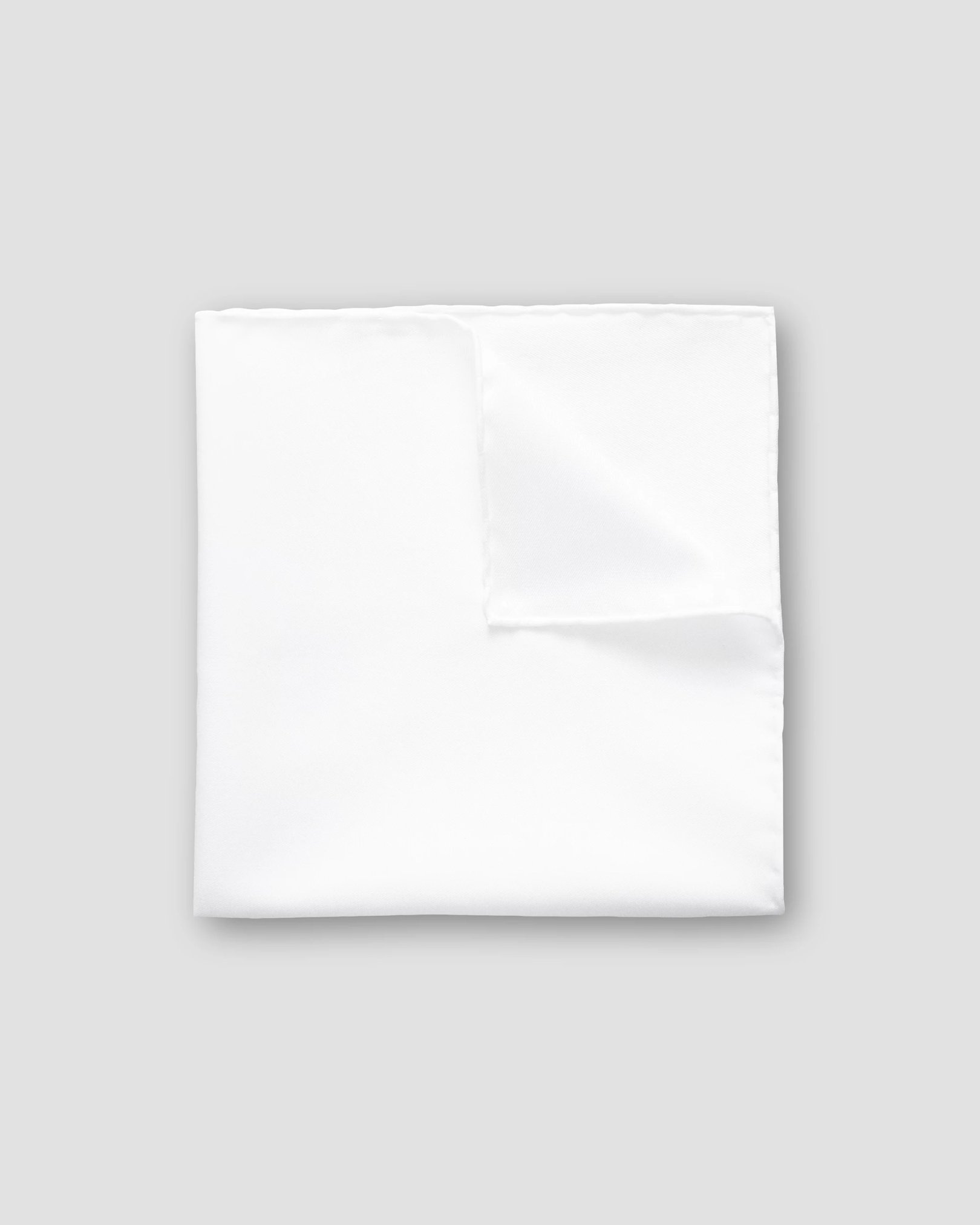 Eton - White Signature Twill Pocket Square