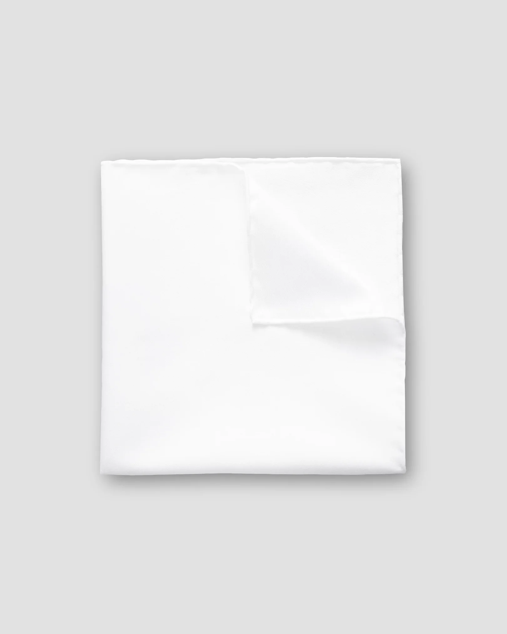 Eton - Weißes Signature-Twill-Einstecktuch