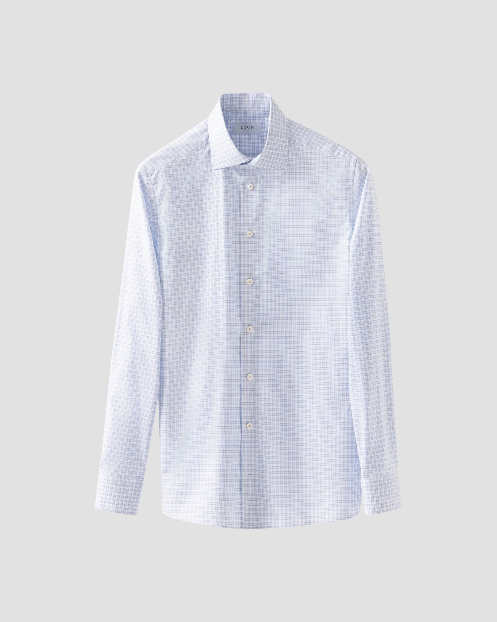 Eton - elegent checked twill shirt