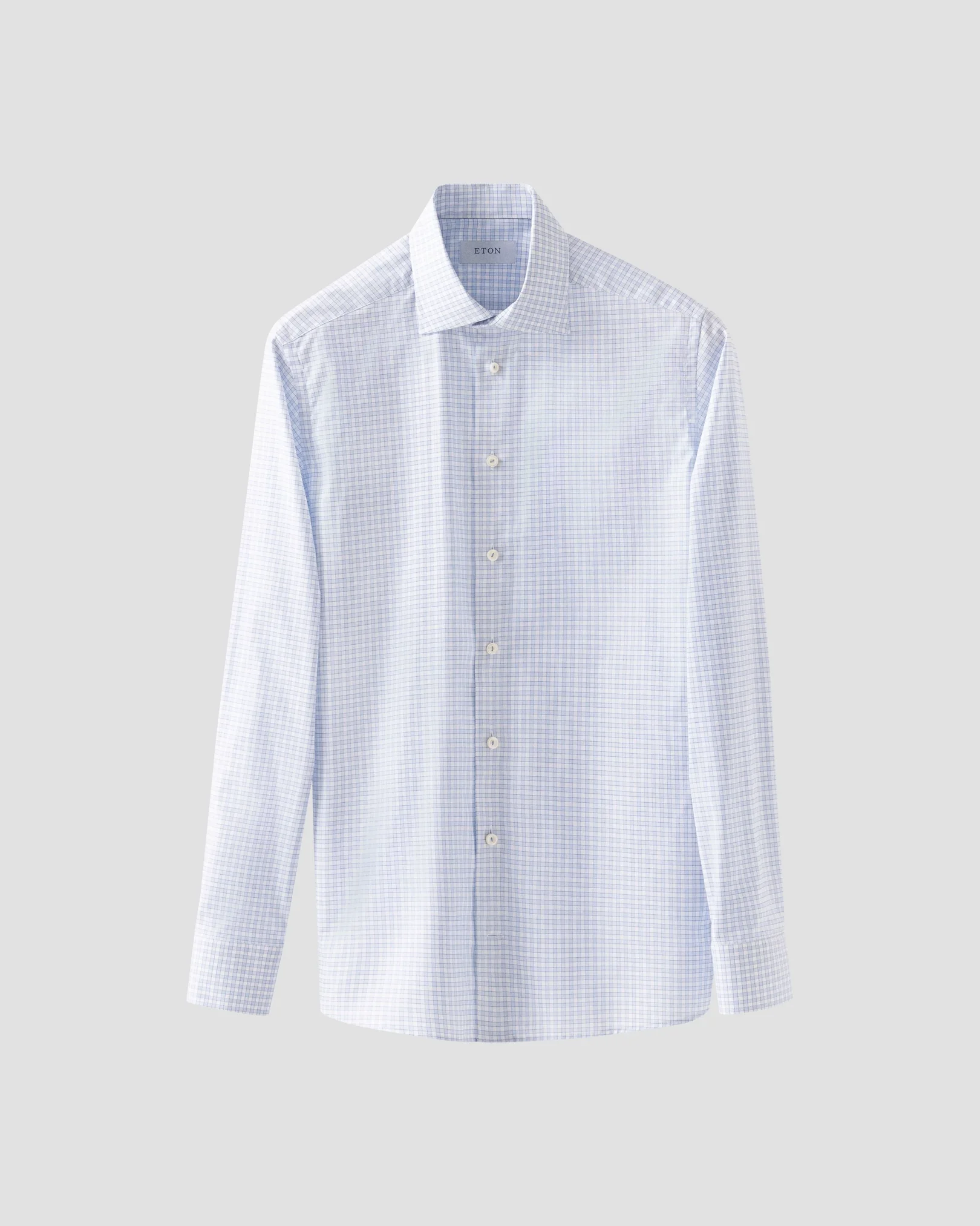 Eton - elegent checked twill shirt