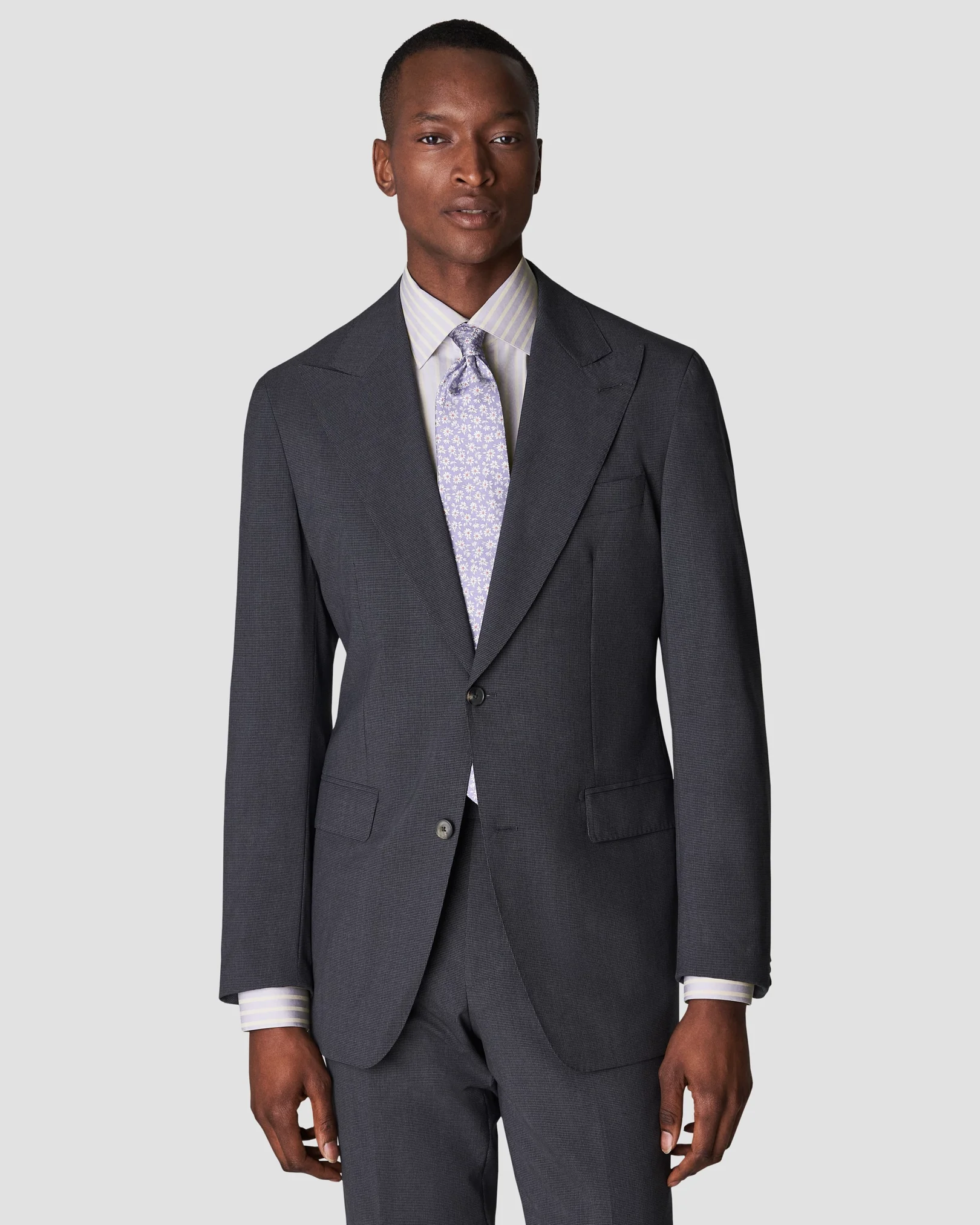 Eton - light purple fine pique
