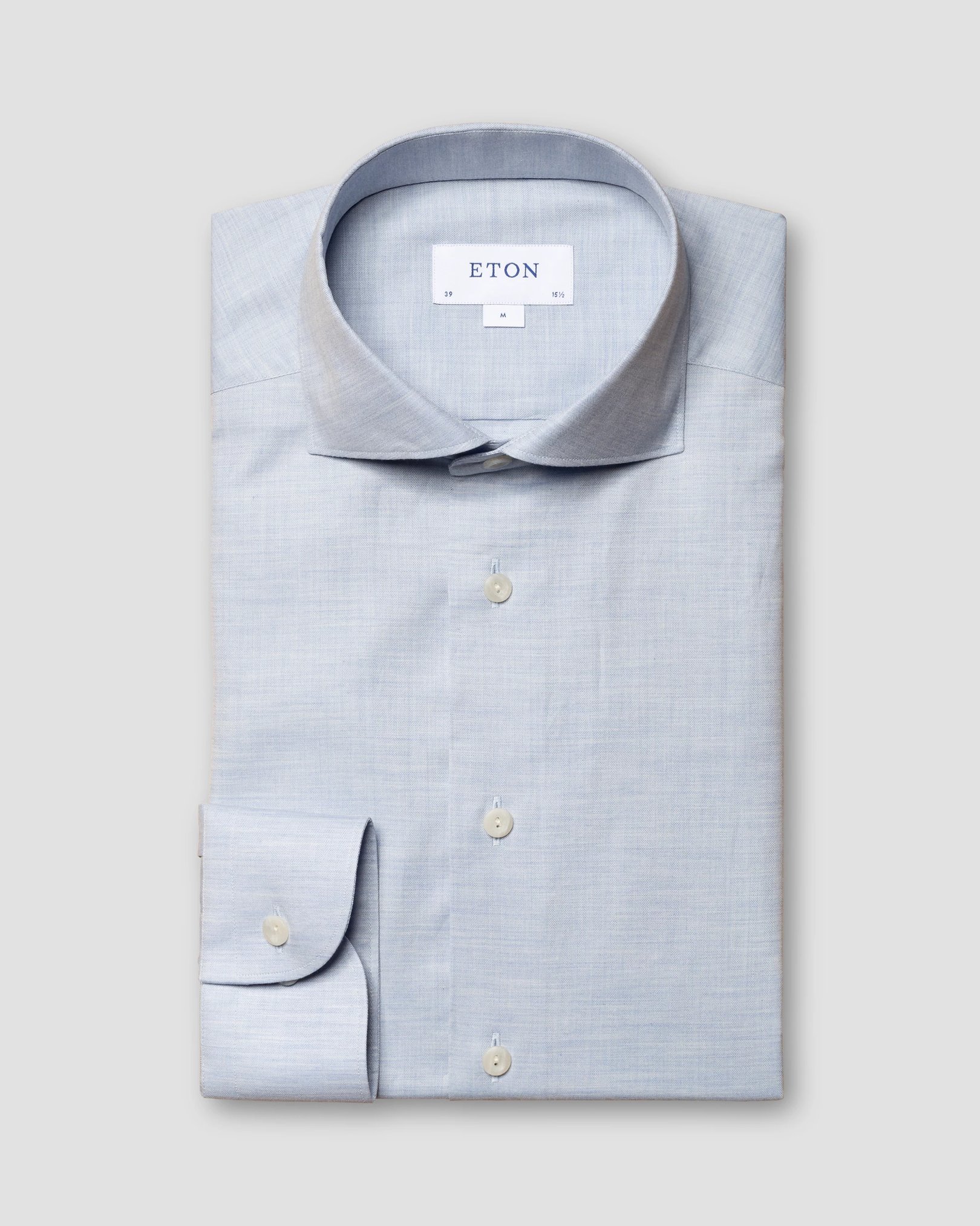 Eton - light blue flannel widespread