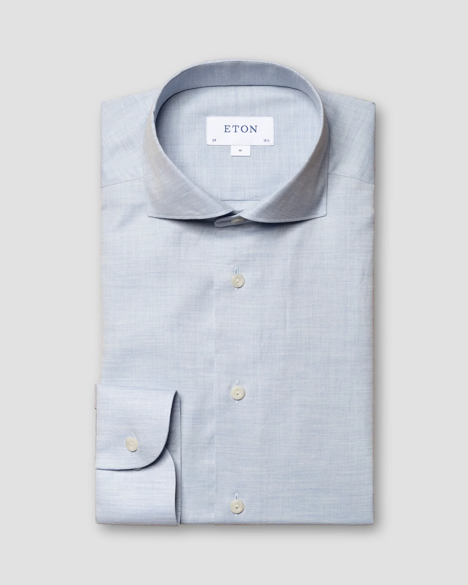 Eton - light blue flannel widespread