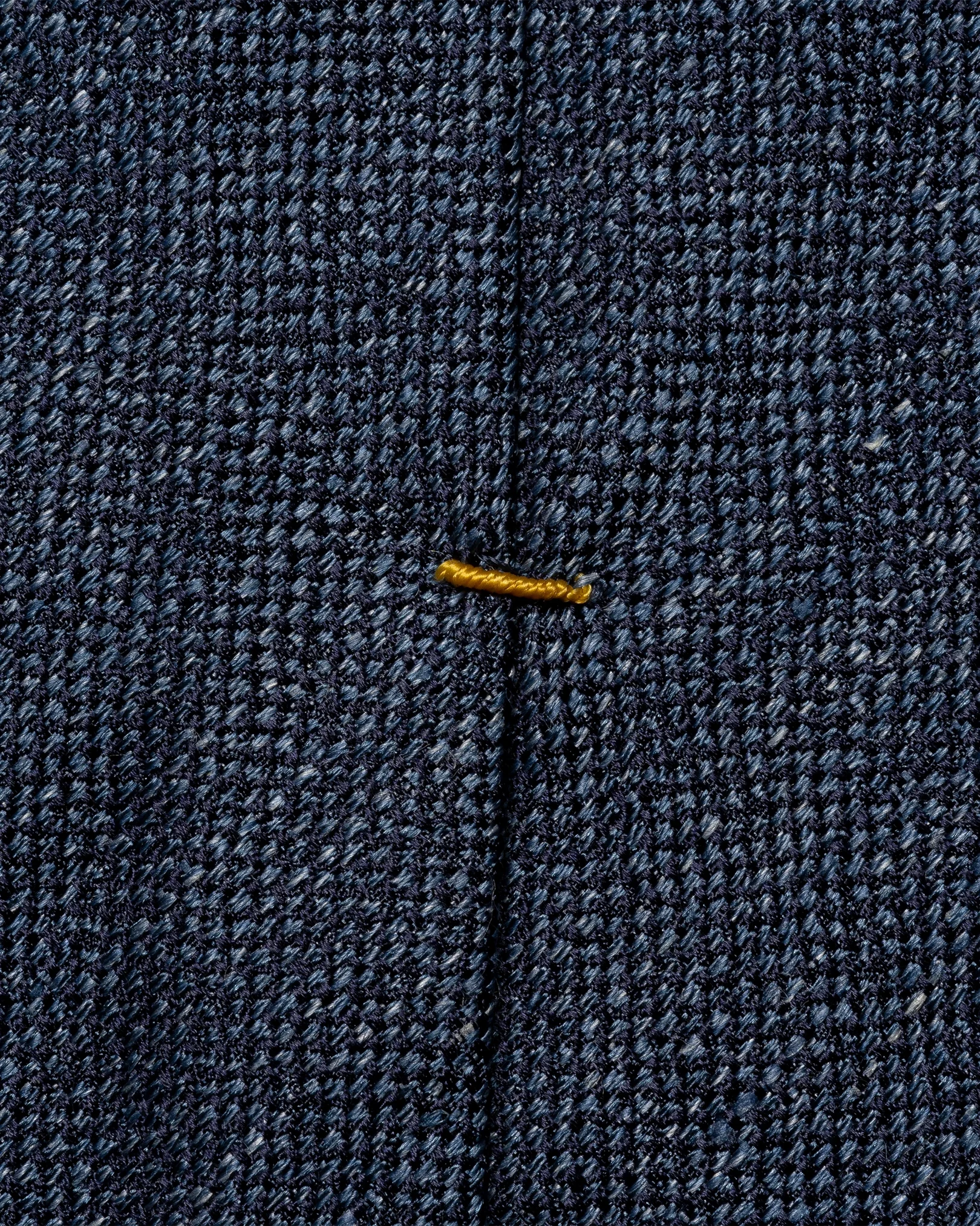 Eton - dark blue silk linen tie