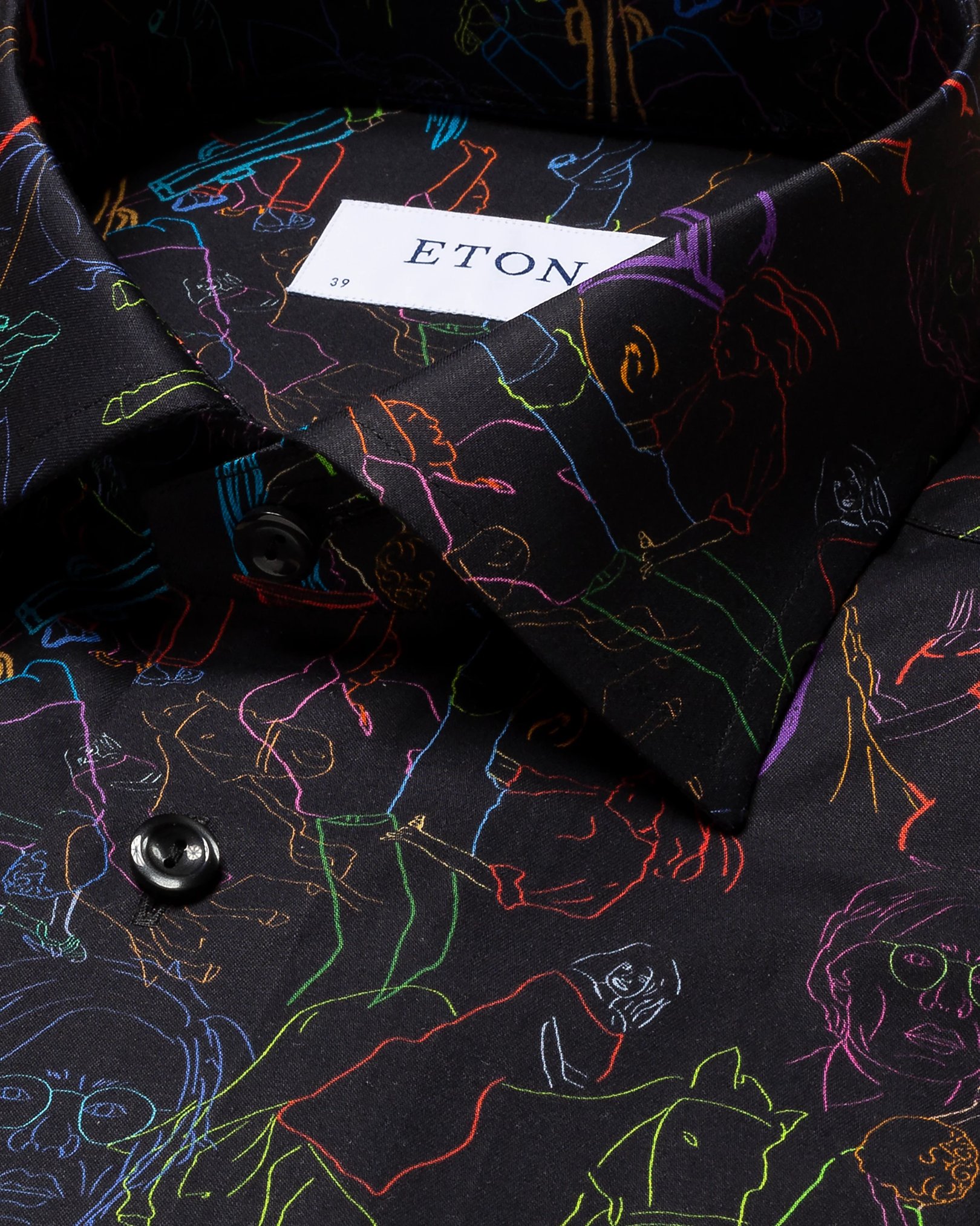 Eton - black signature twill