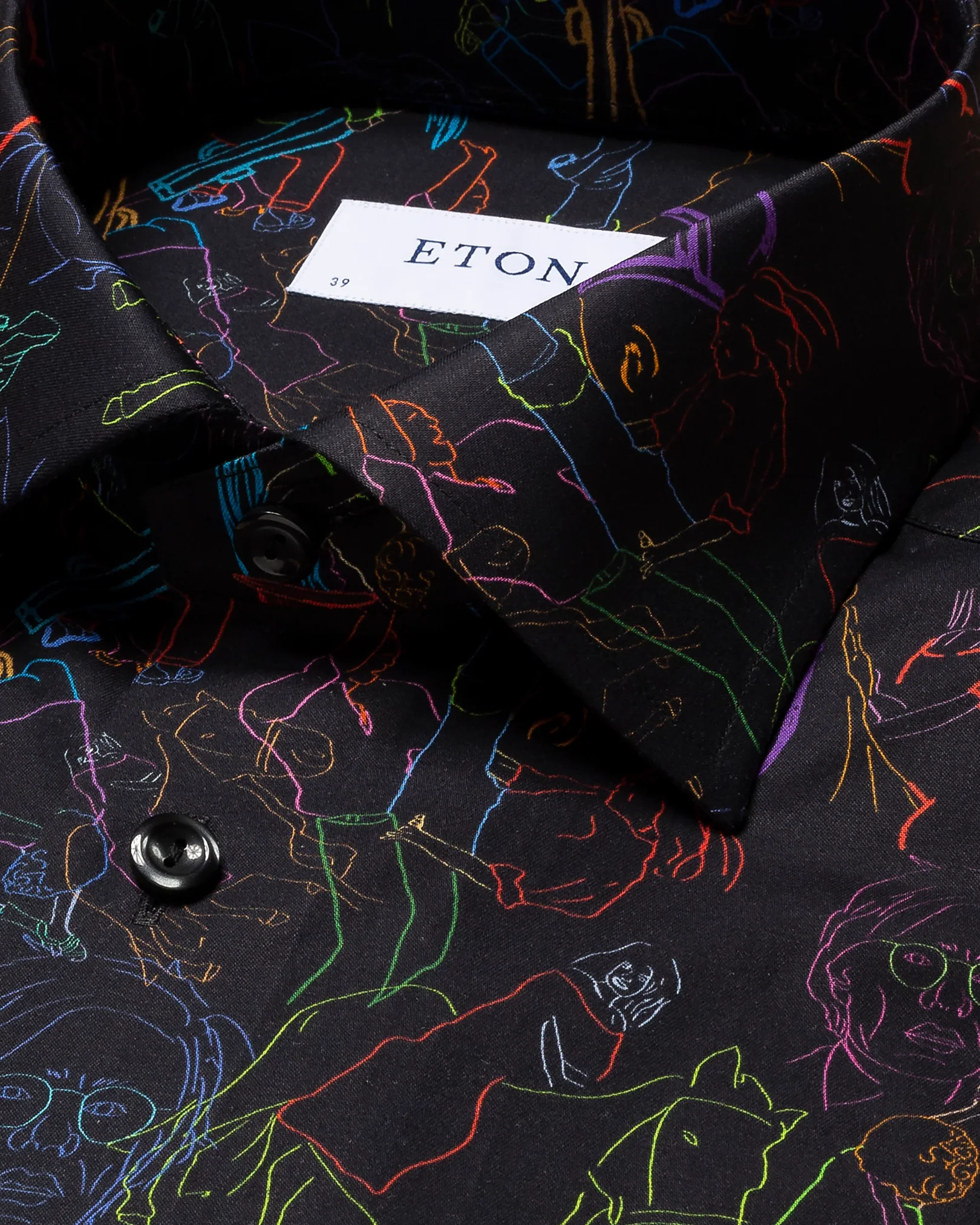 Eton - black signature twill