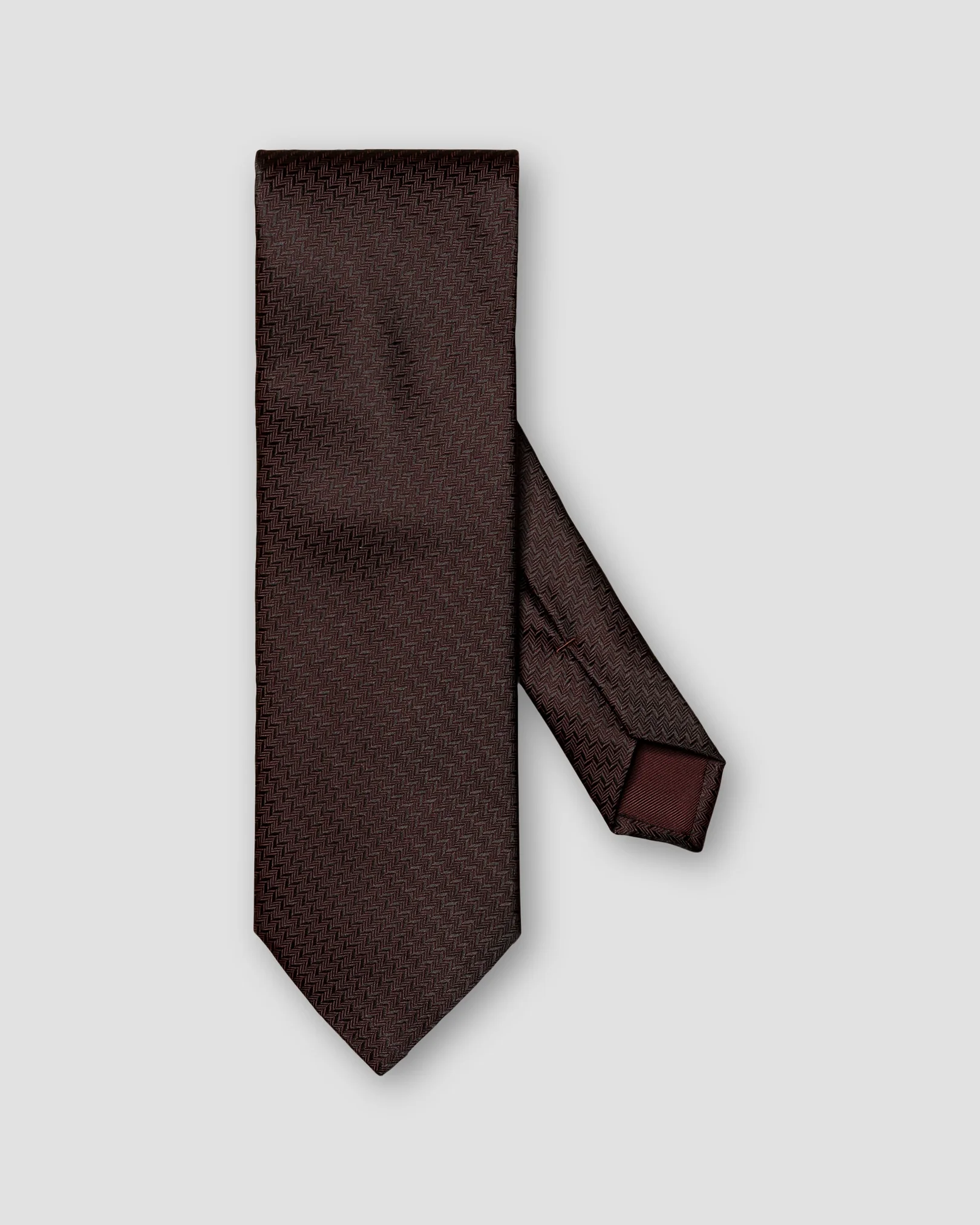 Eton - dark red zig zag tie