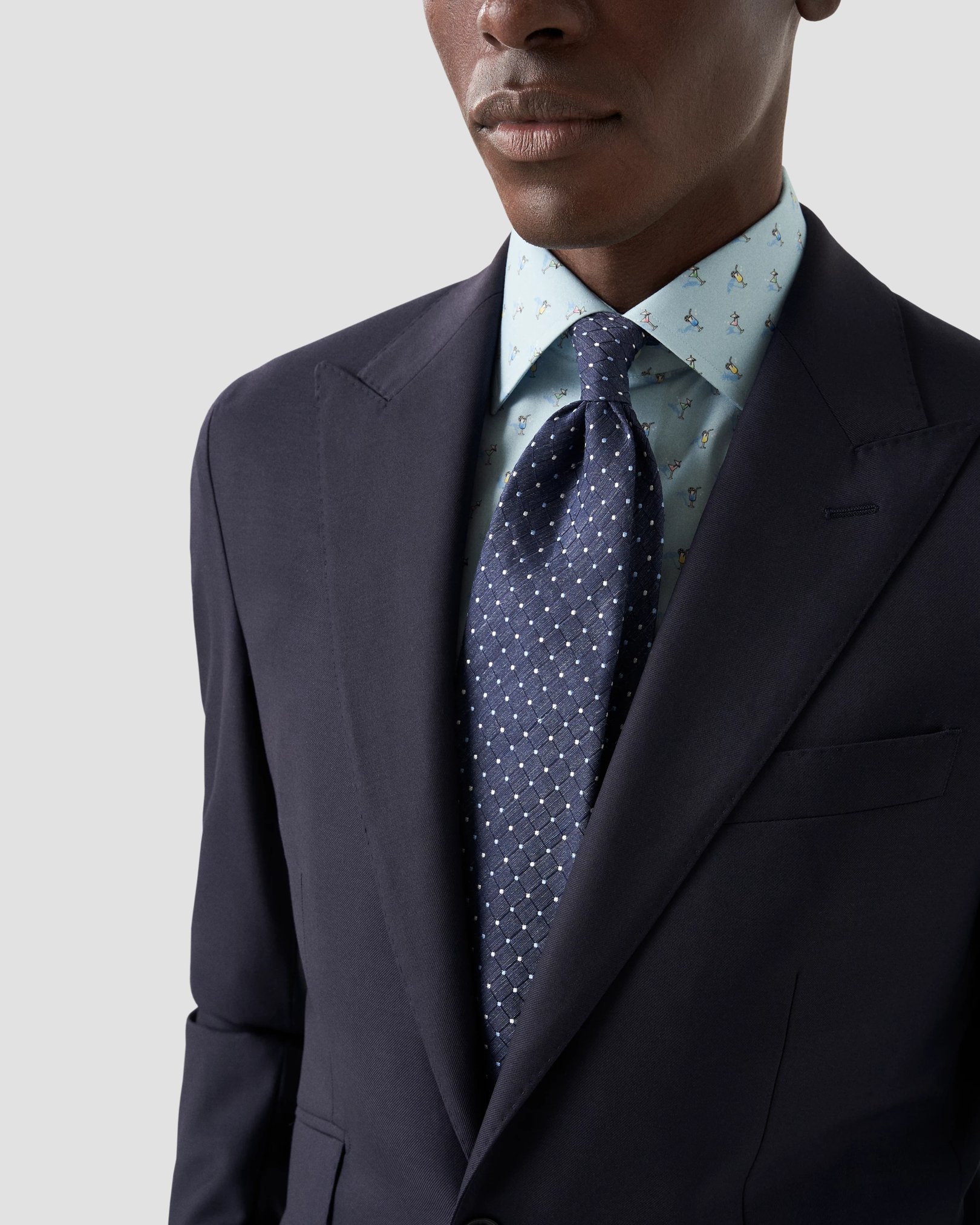 Eton - cocktail printed poplin