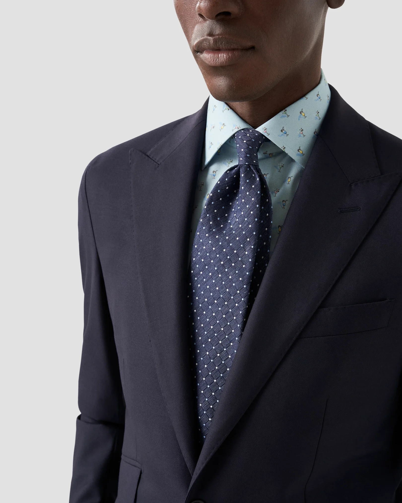 Eton - cocktail printed poplin