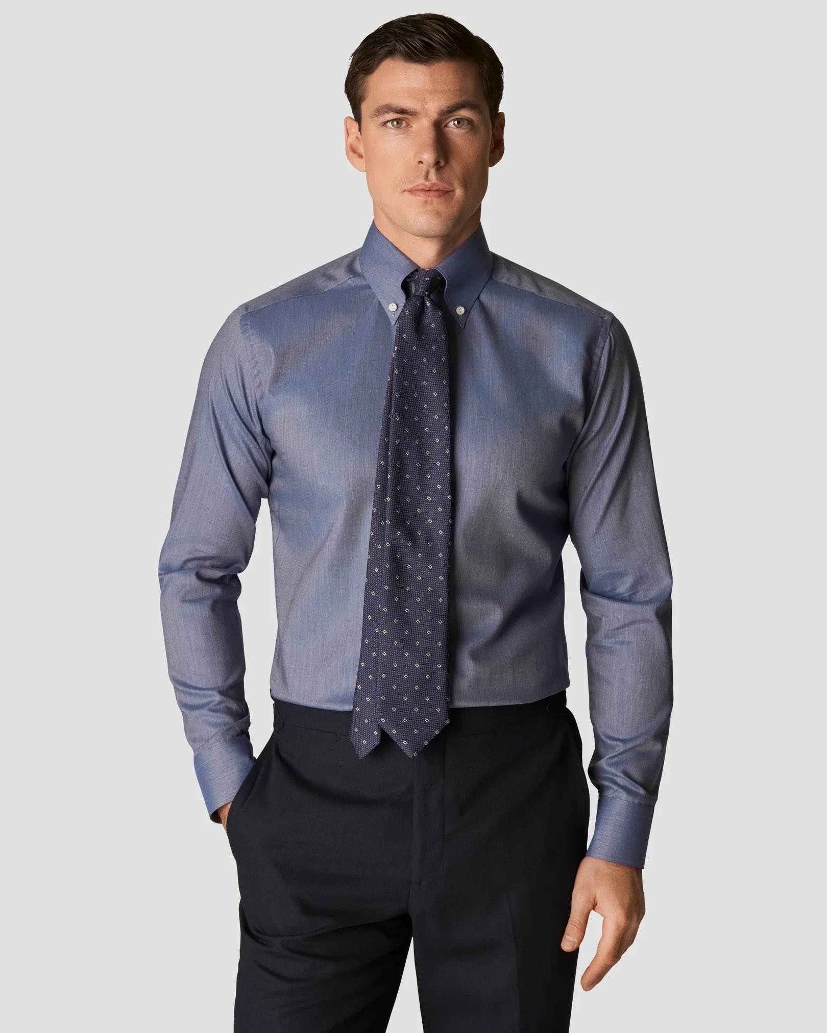 Eton - mid purple oxford