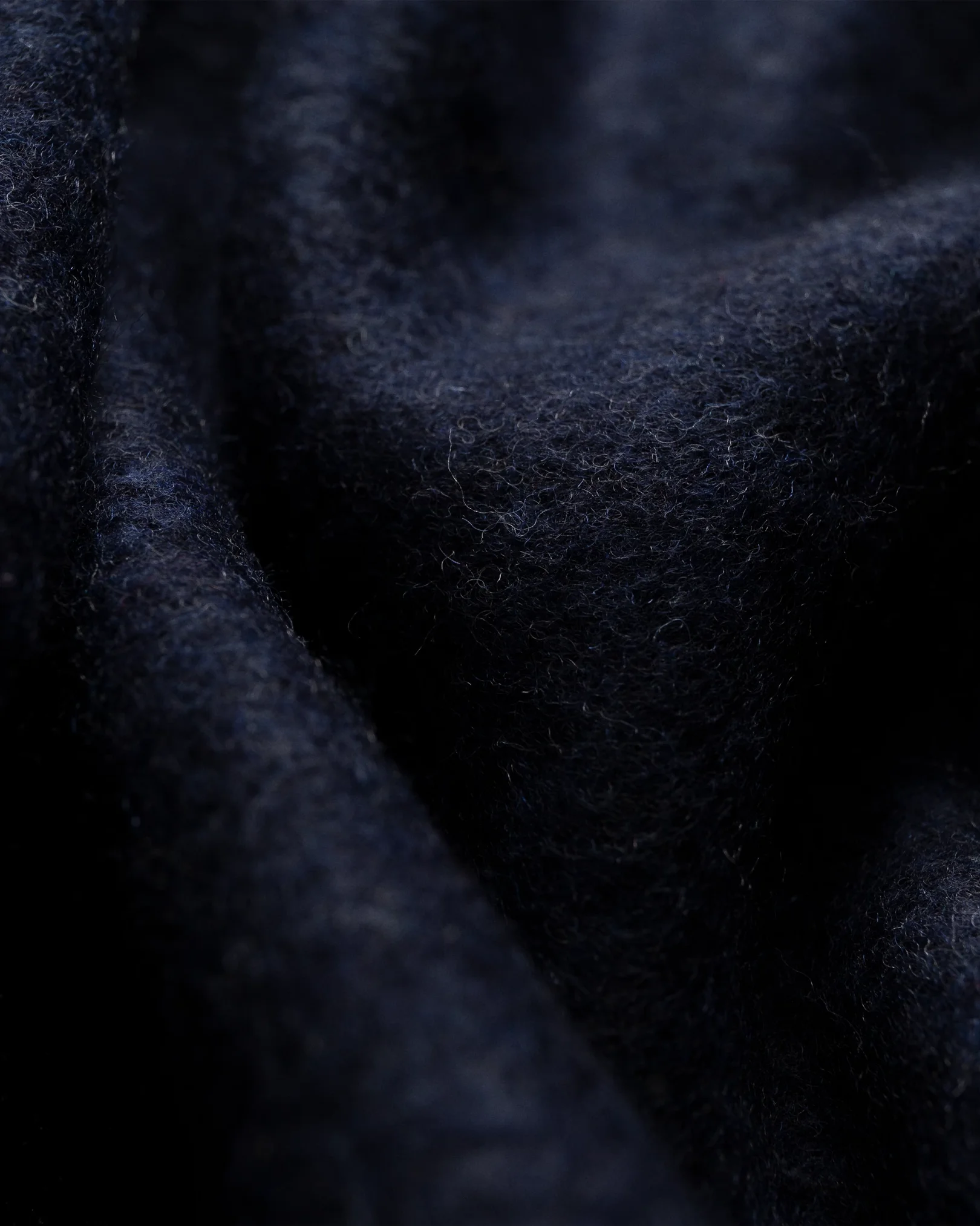 Eton - midnight blue wool scarf