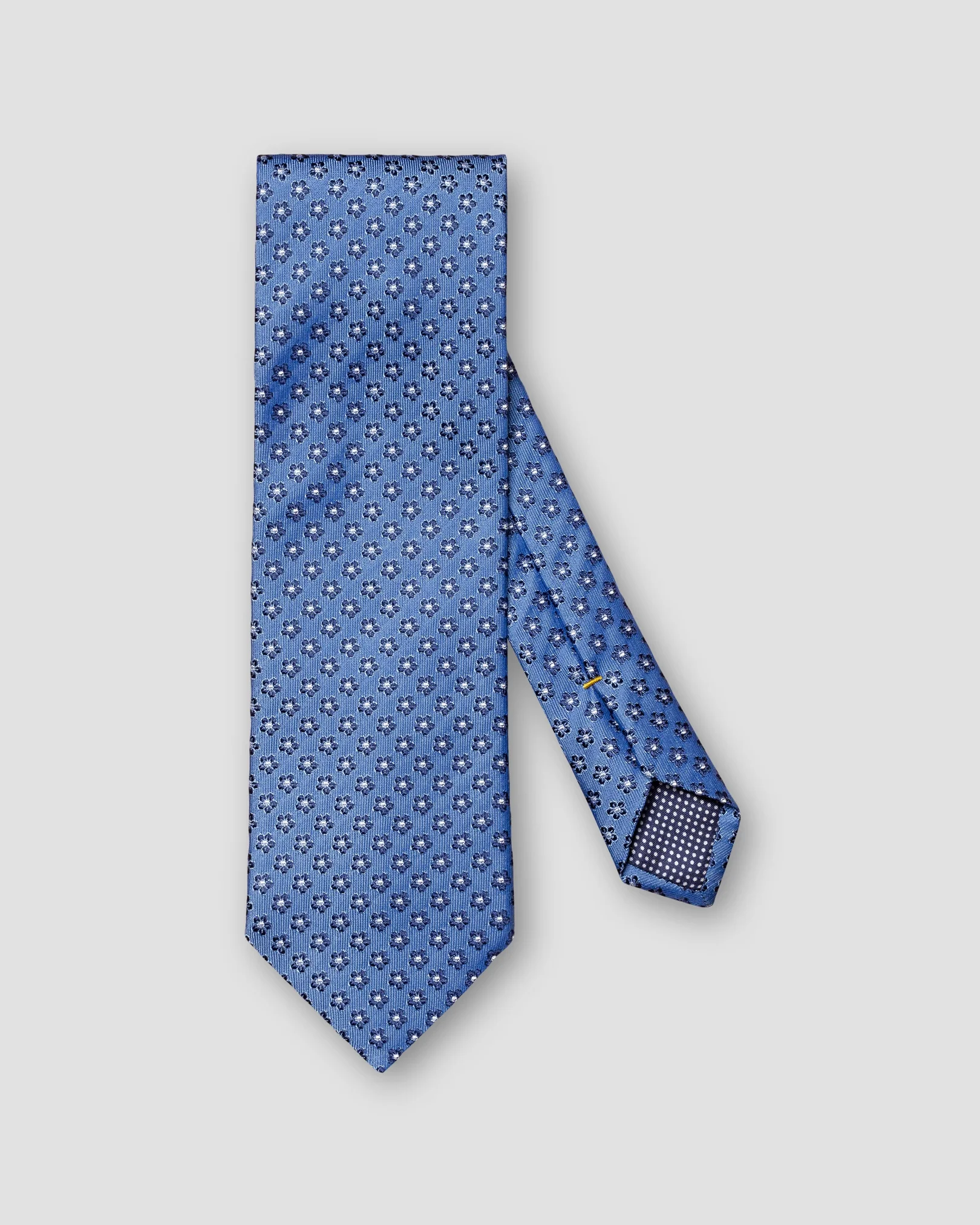 Eton - mid blue flora tie
