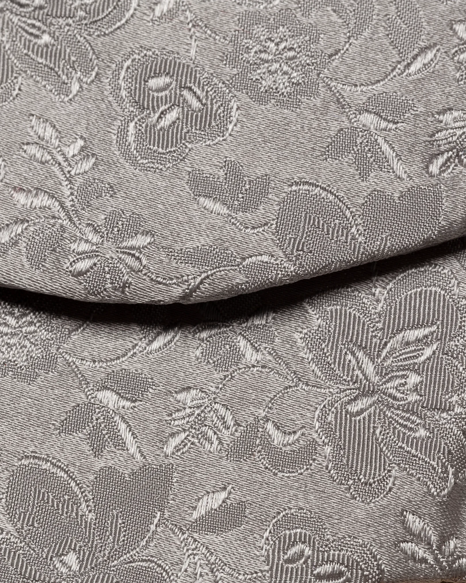 Eton - light grey flower bow tie