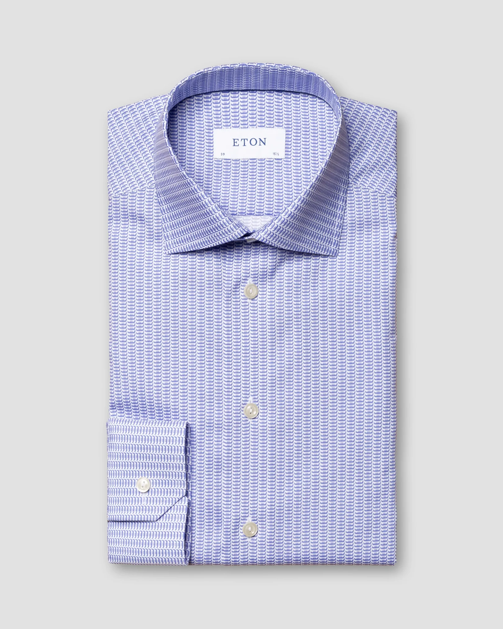 Eton - dark blue poplin cut away single contemporary