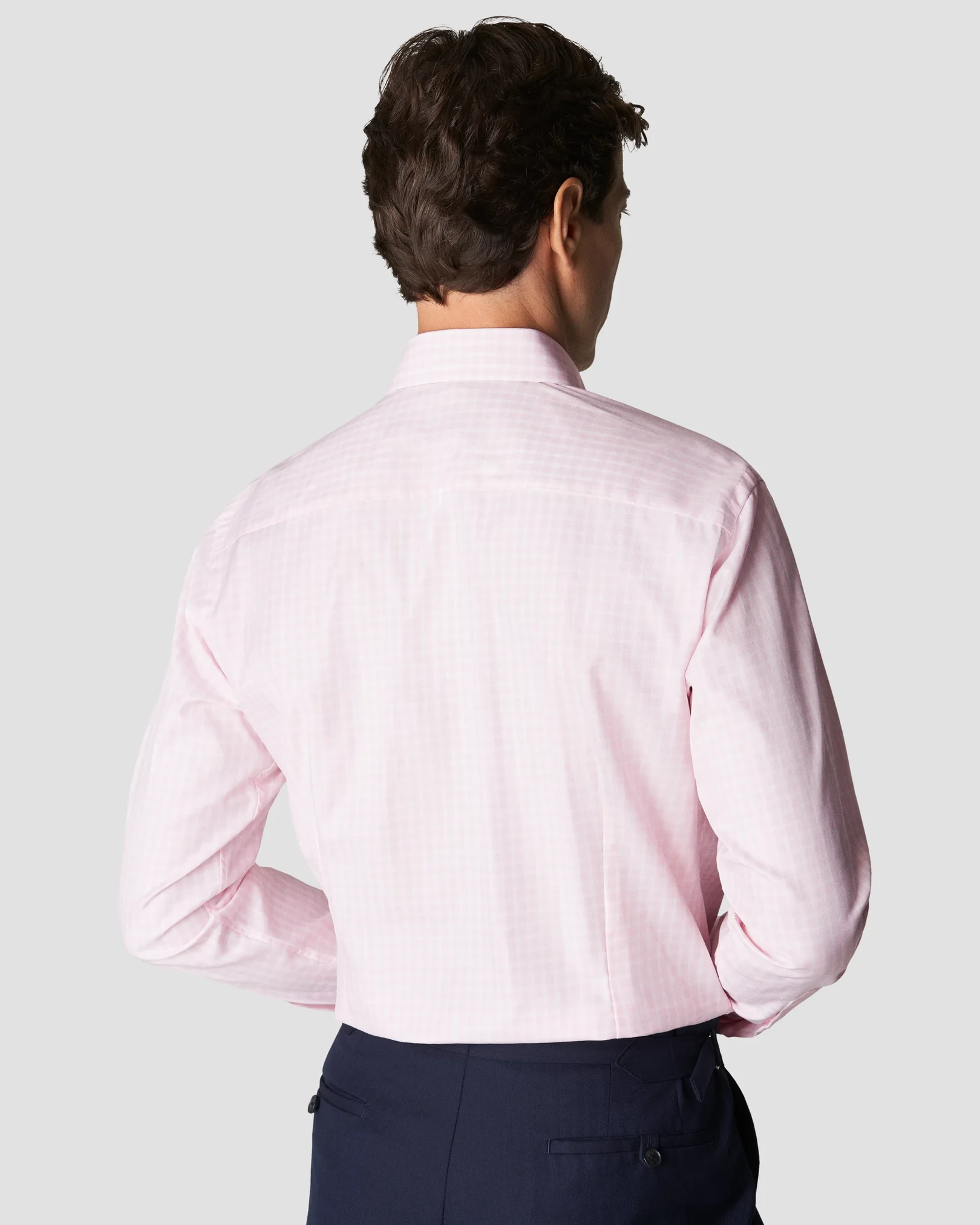 Eton - pink cottontencel stretch