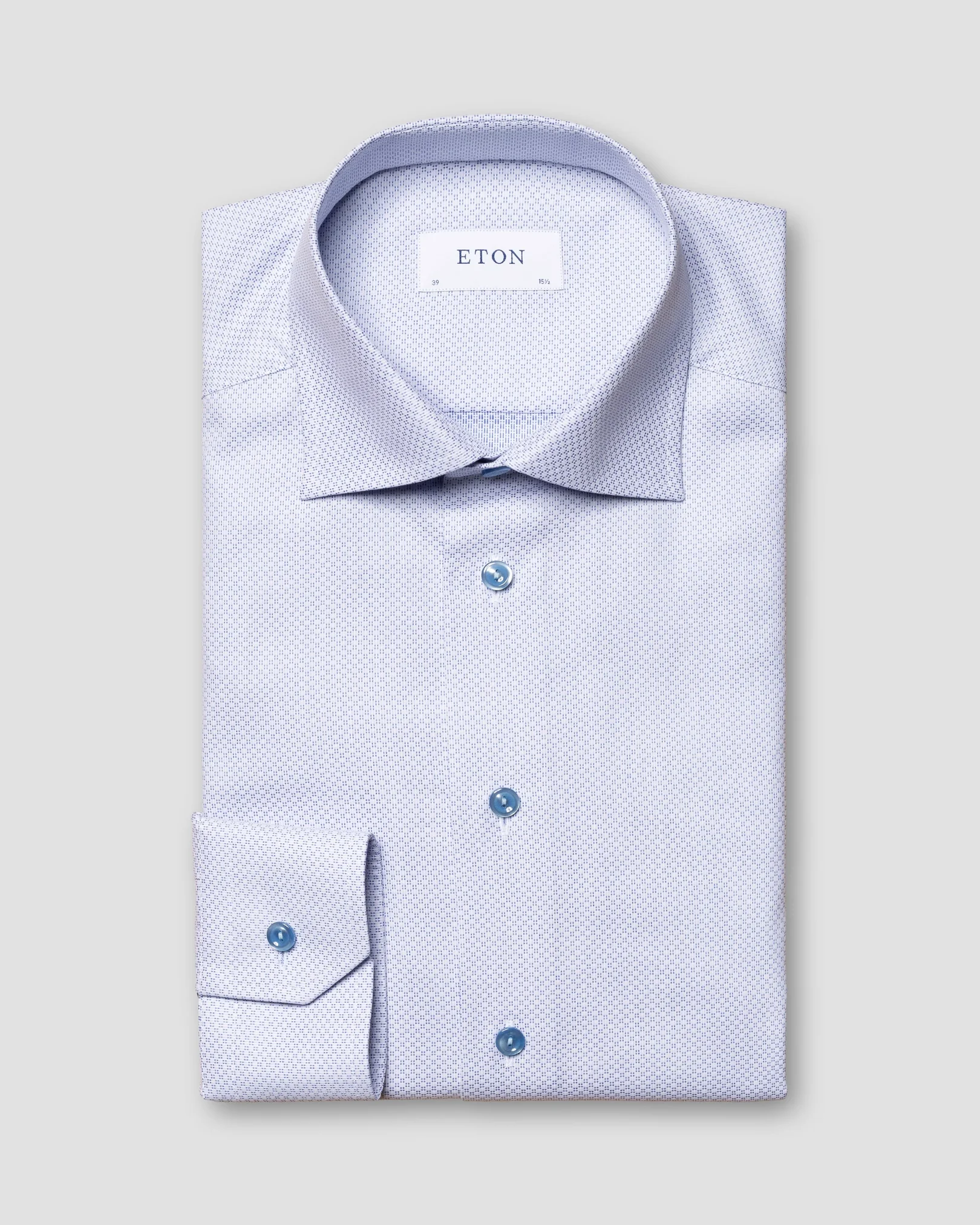 Eton - light blue brocade
