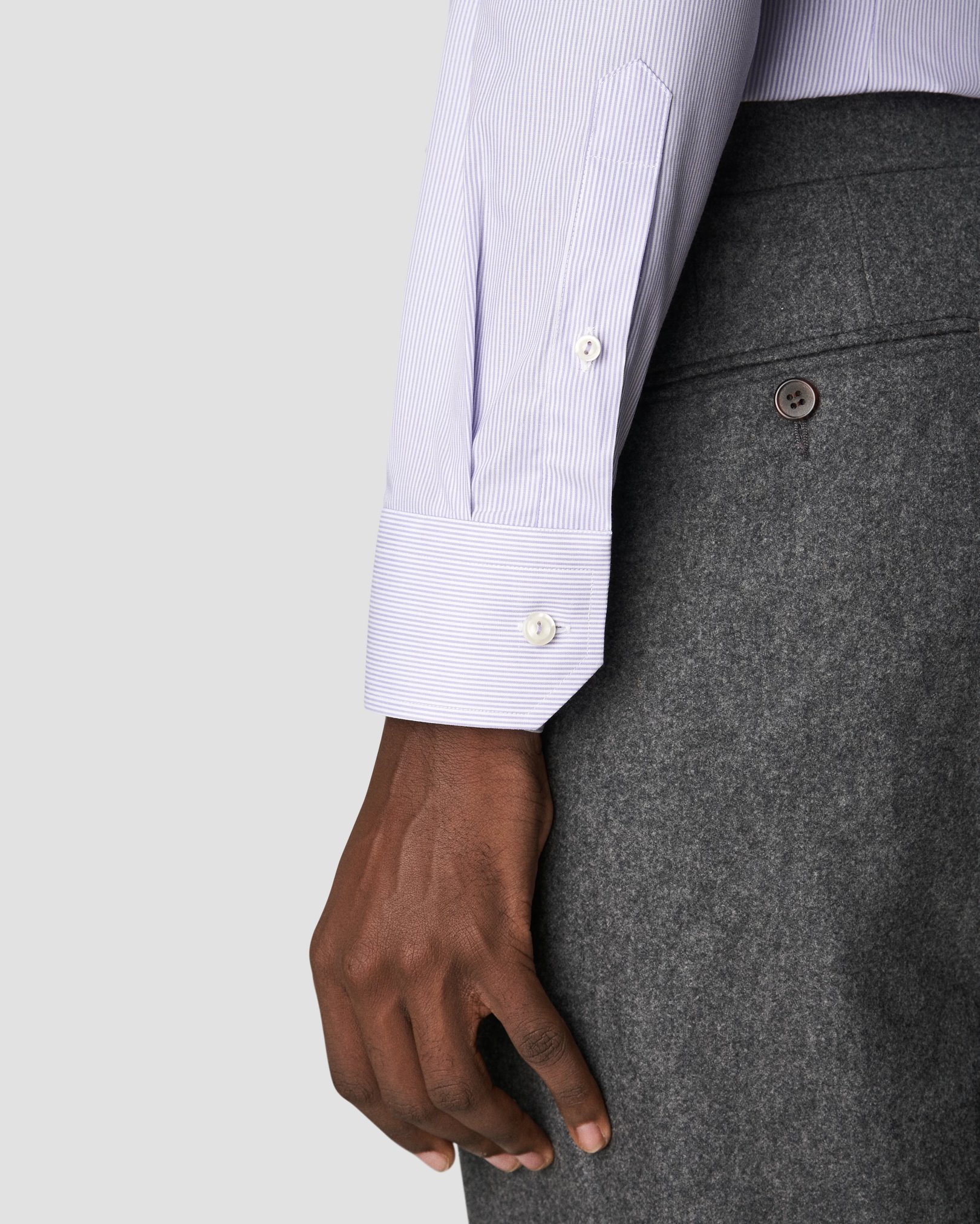 Eton - light purple poplin cutaway