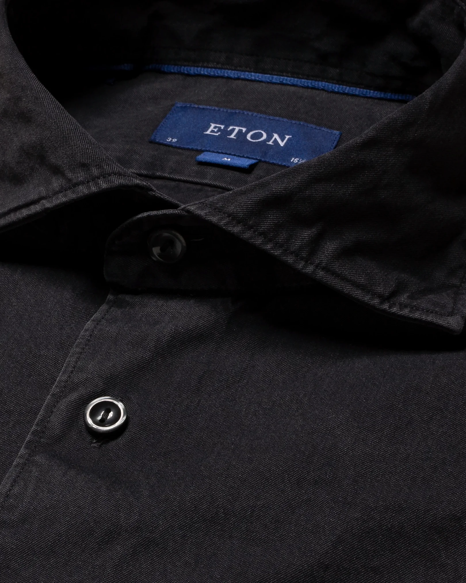 Eton - black indigo wide spread