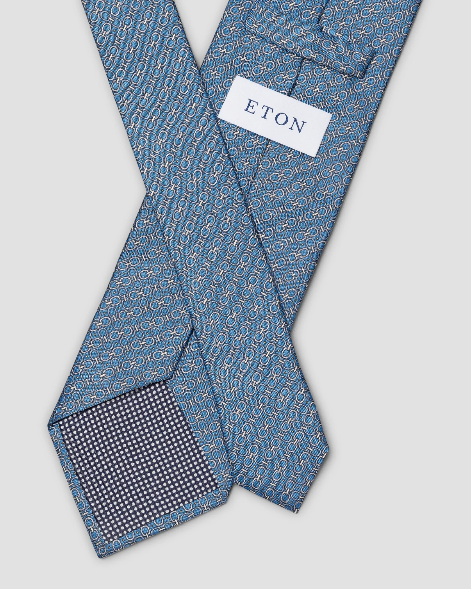 Eton - mid blue vintage tie