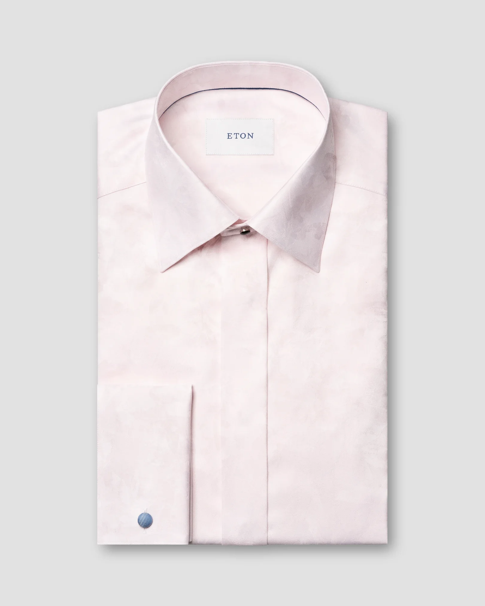 Eton - Jacquard-Hemd mit Blumenmuster