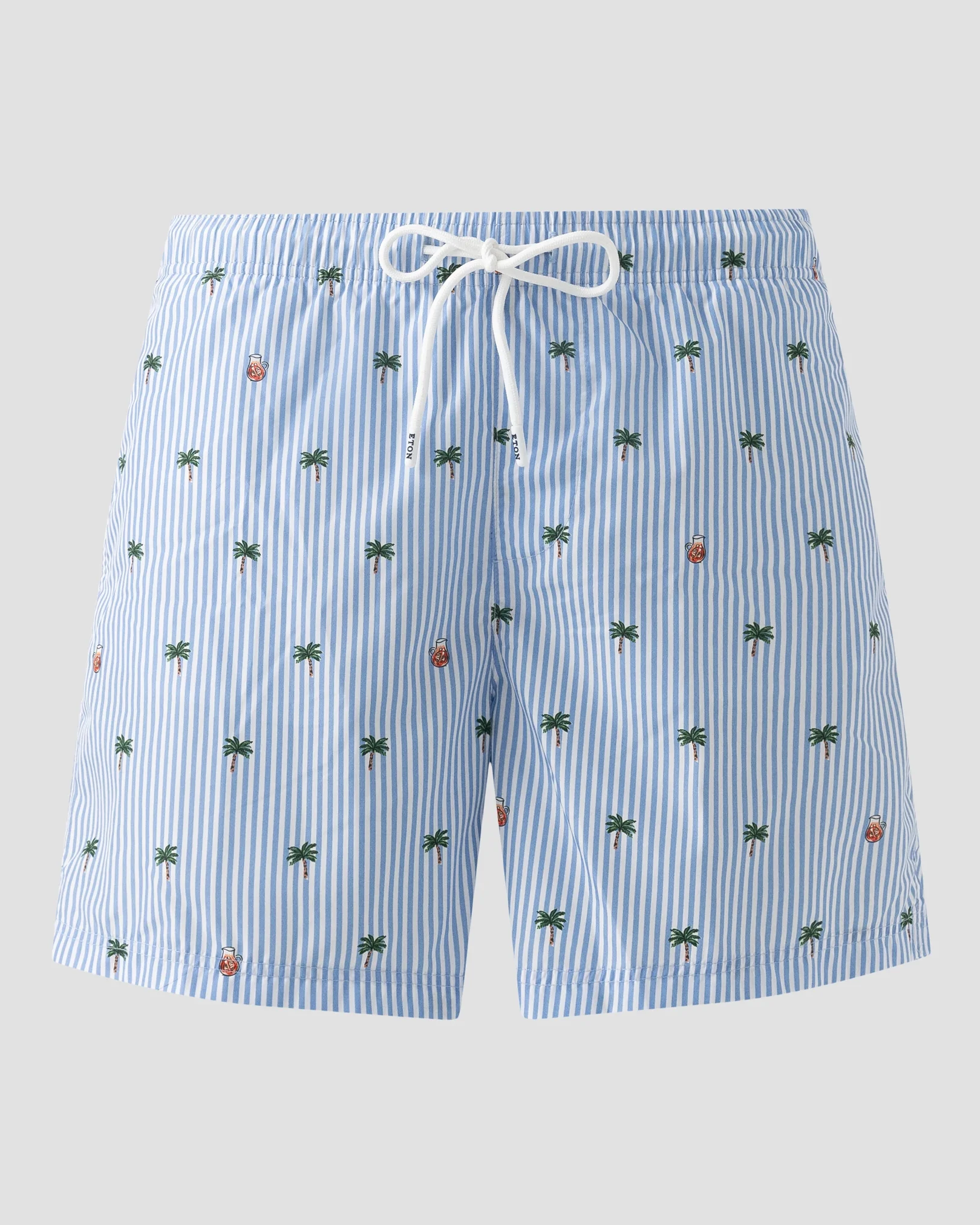Eton - Striped Swim Shorts