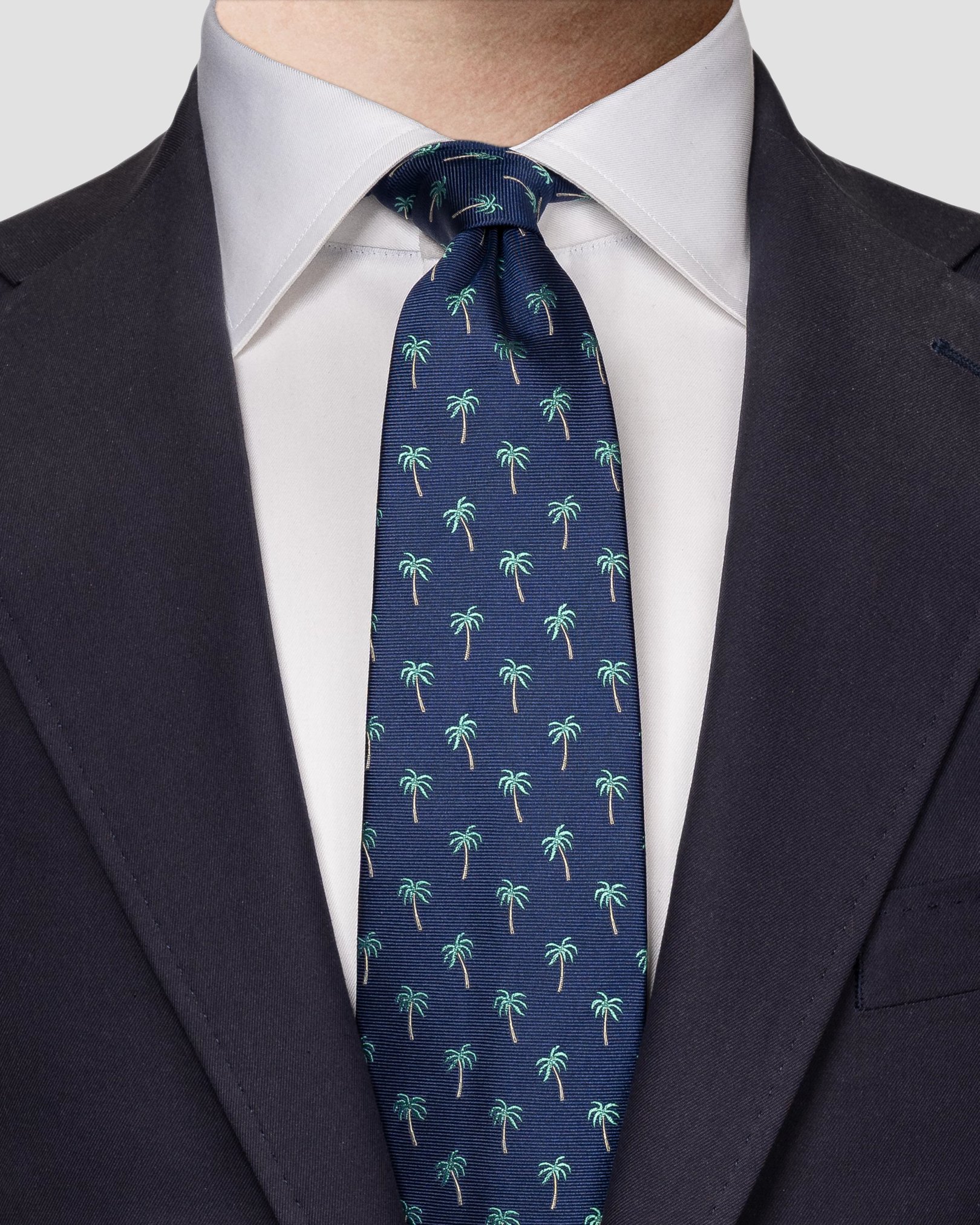 Eton - palm tree tie