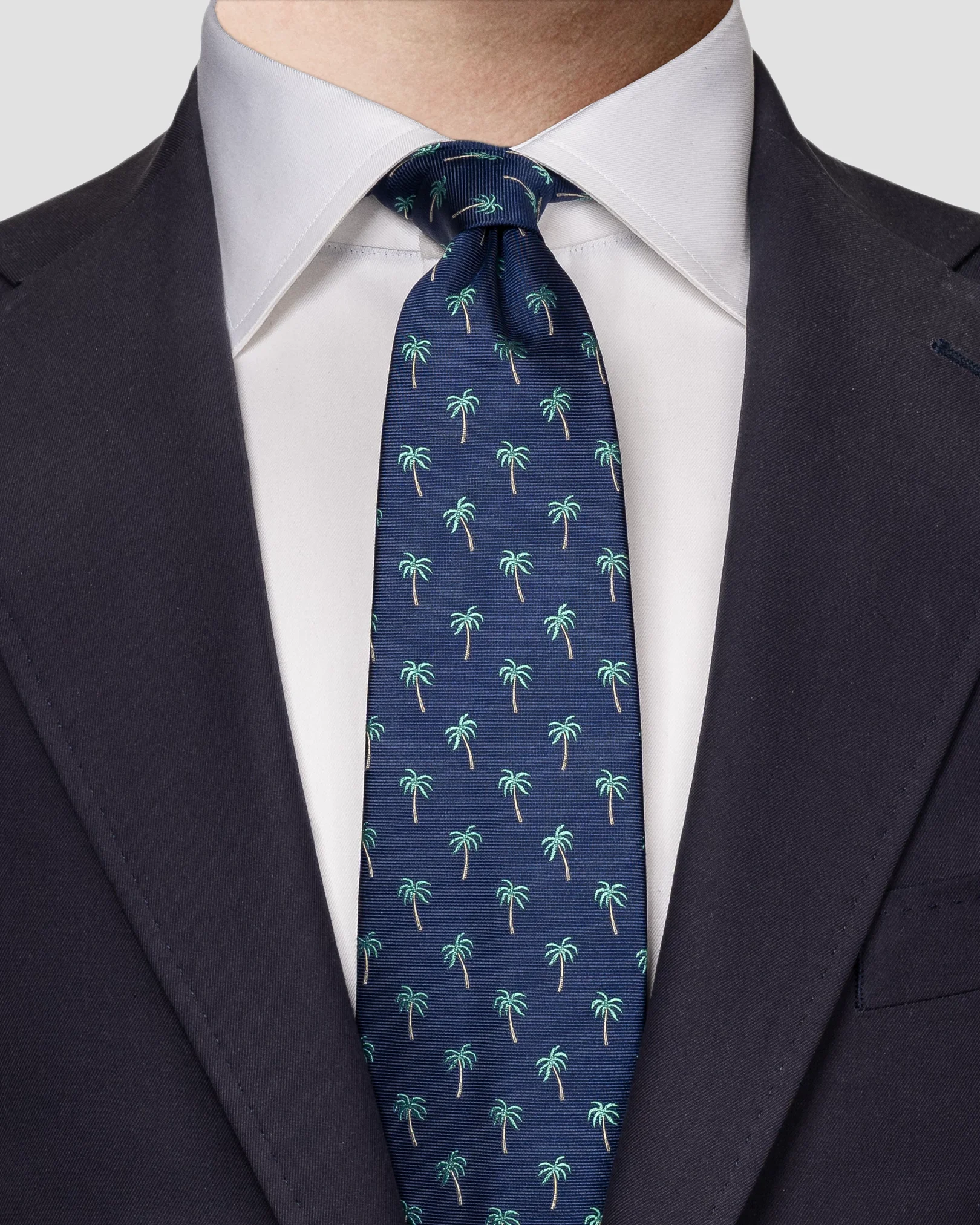 Eton - palm tree tie