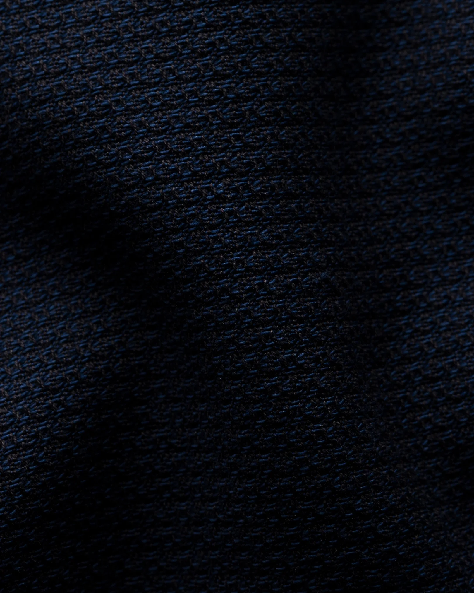 Eton - dark blue denim overshirt